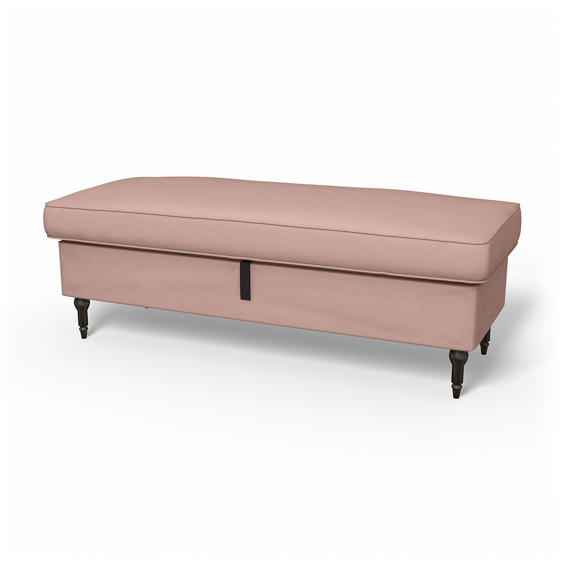 IKEA - Stocksund Bench Cover, Blush, Linen - Bemz