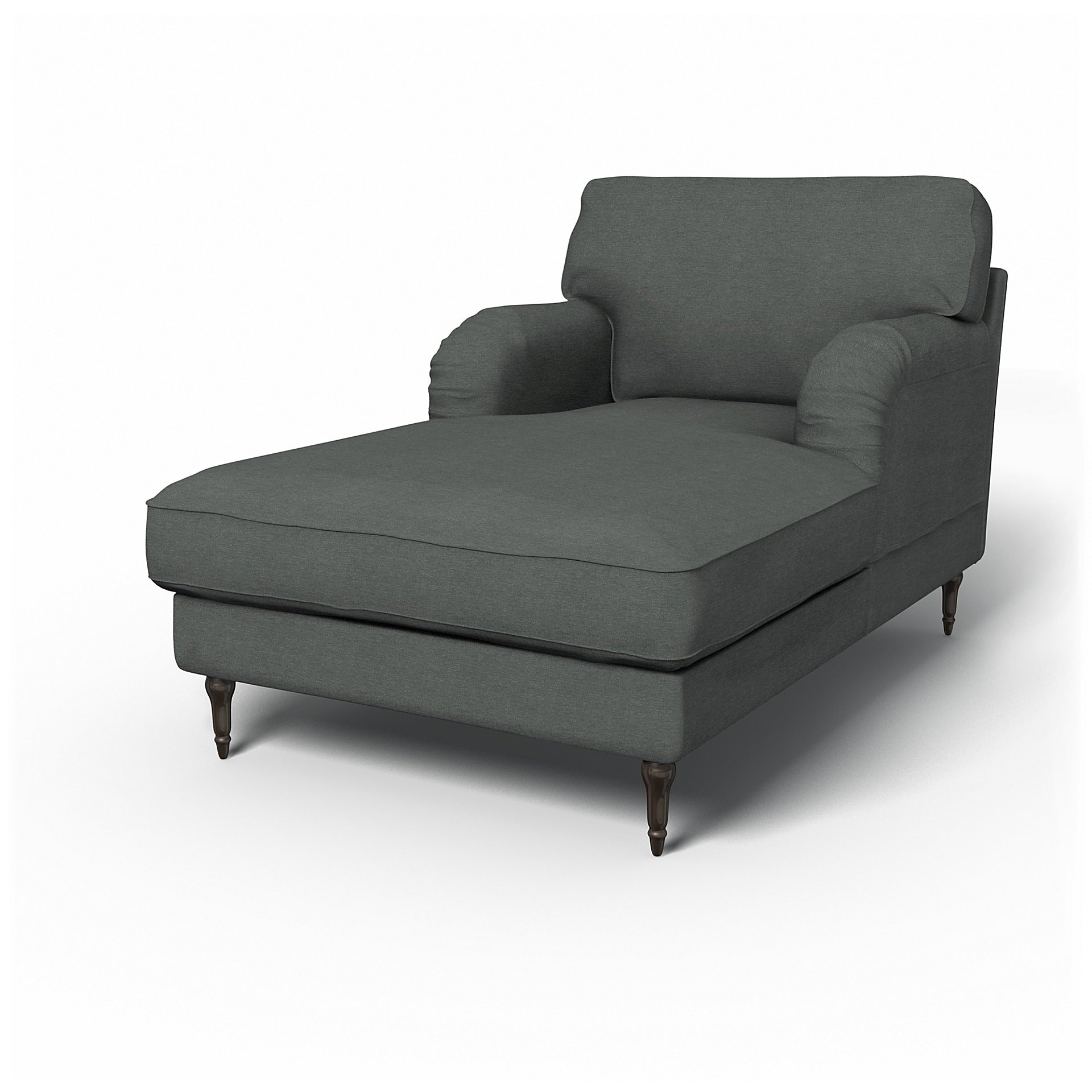 IKEA - Stocksund Chaise Longue Cover, Laurel, Boucle & Texture - Bemz