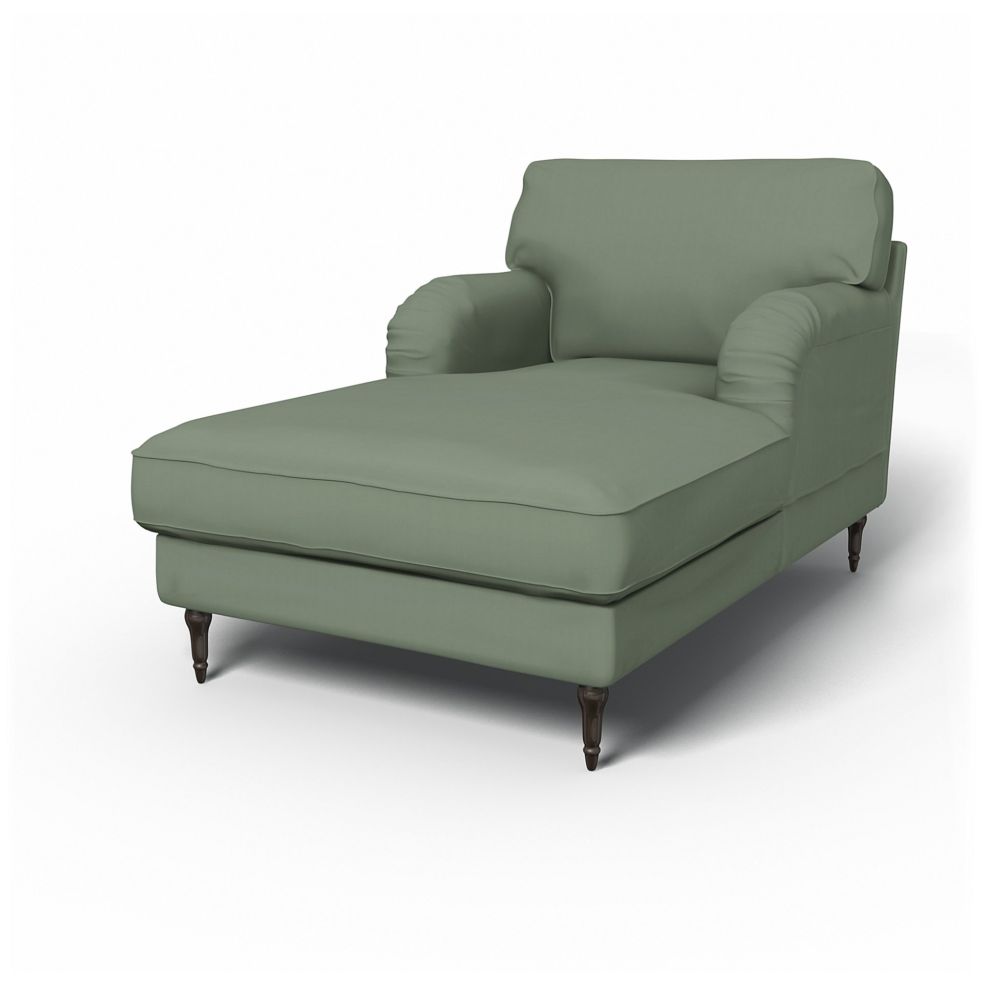 IKEA - Stocksund Chaise Longue Cover, Seagrass, Cotton - Bemz