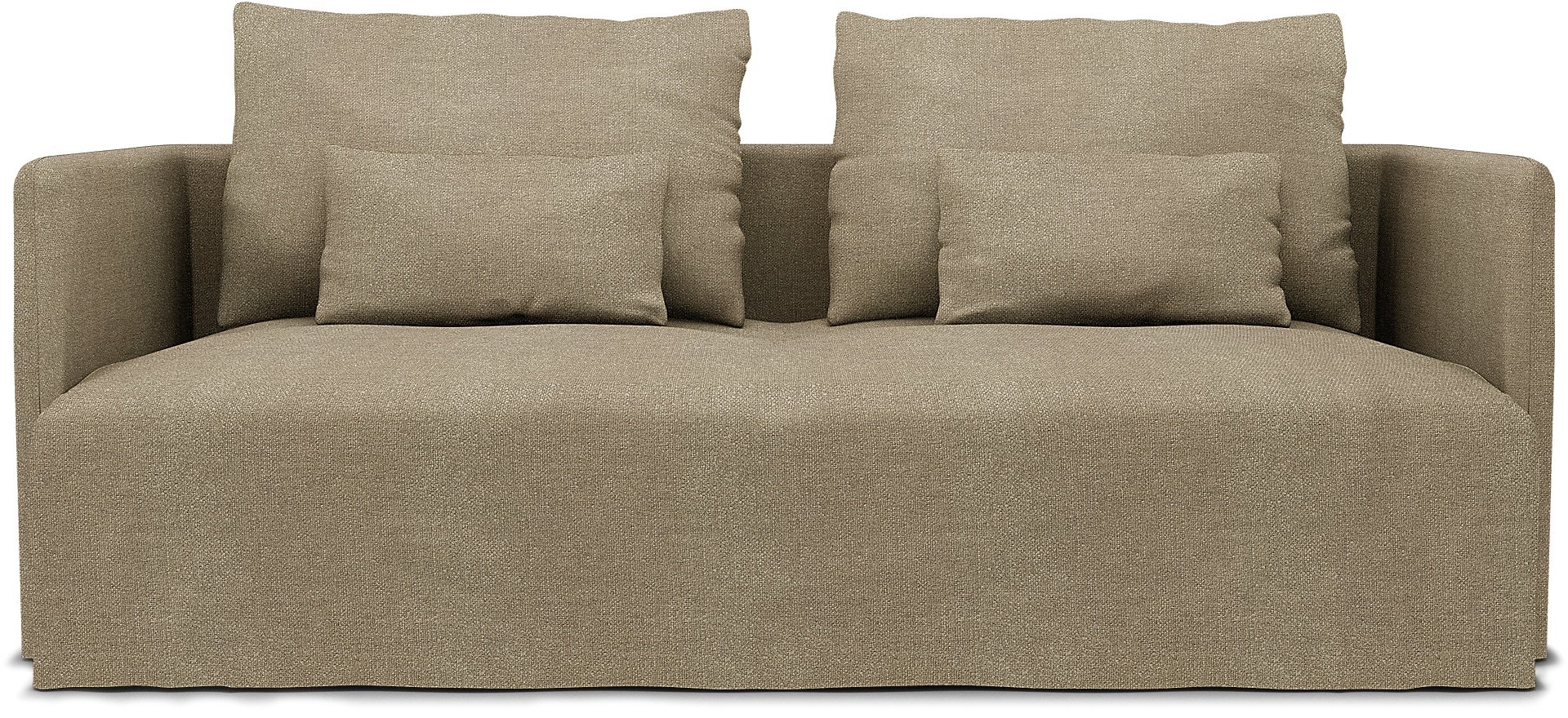 IKEA - Soderhamn 3 Seater Sofa Cover, Pebble, Boucle & Texture - Bemz