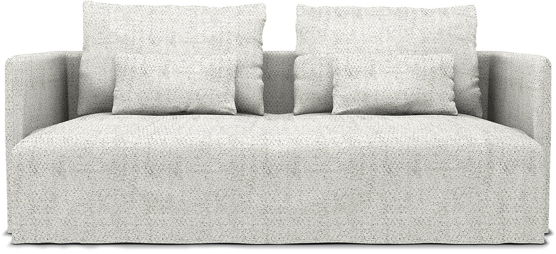 IKEA - Soderhamn 3 Seater Sofa Cover, Ivory, Boucle & Texture - Bemz