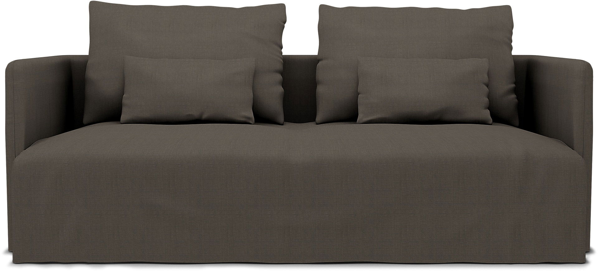 IKEA - Söderhamn 3 Seater Sofa Cover, Mocha, Linen - Bemz