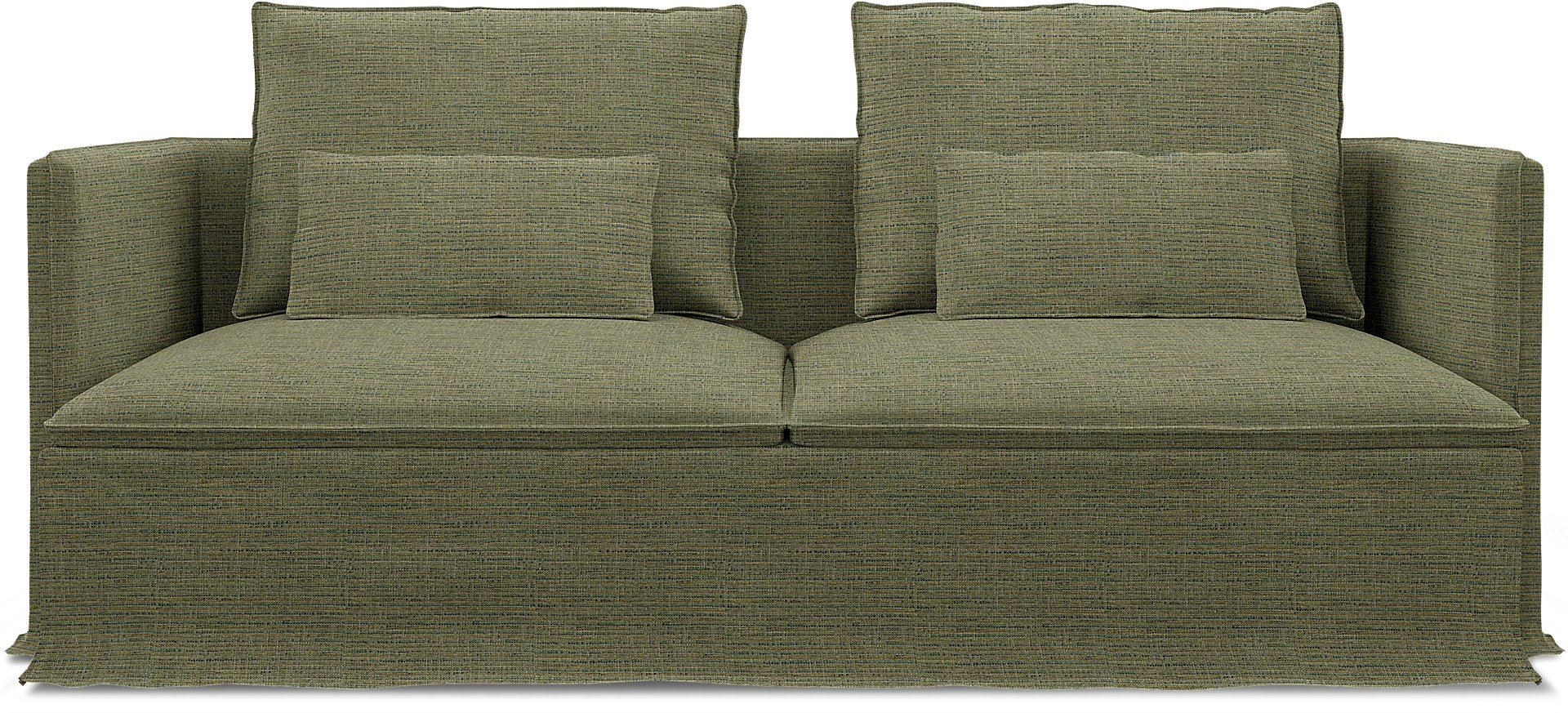 IKEA - Soderhamn 3 Seater Sofa Cover, Meadow Green, Boucle & Texture - Bemz