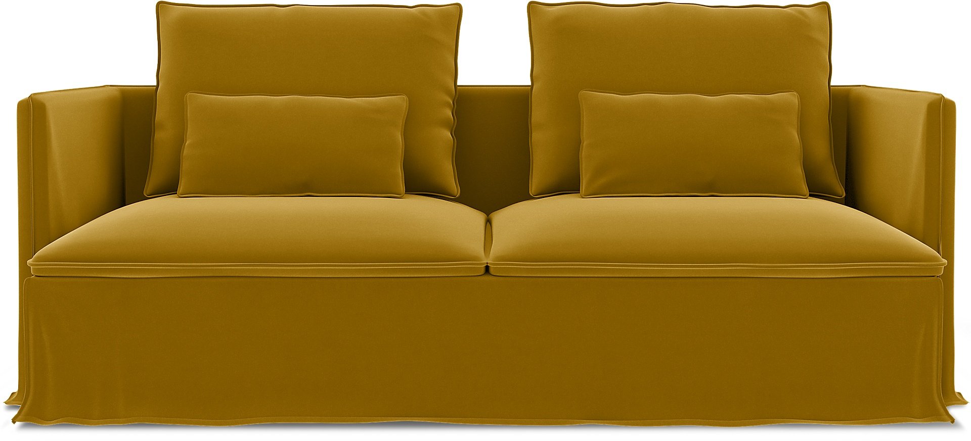 IKEA - Soderhamn 3 Seater Sofa Cover, Dijon, Velvet - Bemz