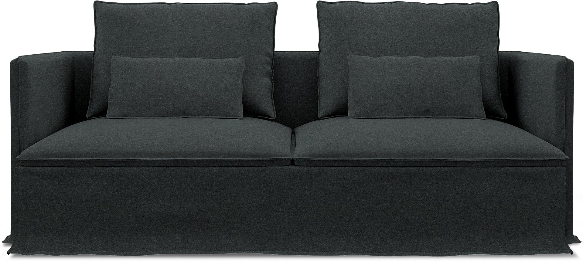 IKEA - Soderhamn 3 Seater Sofa Cover, Stone, Wool - Bemz