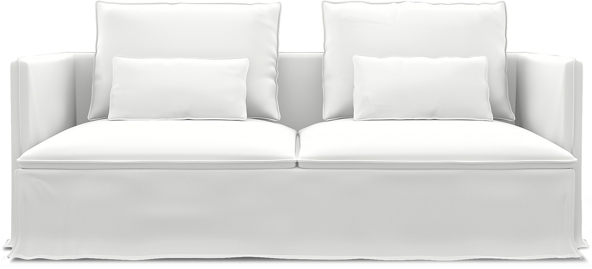 IKEA - Trekk til Söderhamn 3-seters sofa, Absolute White, Lin - Bemz
