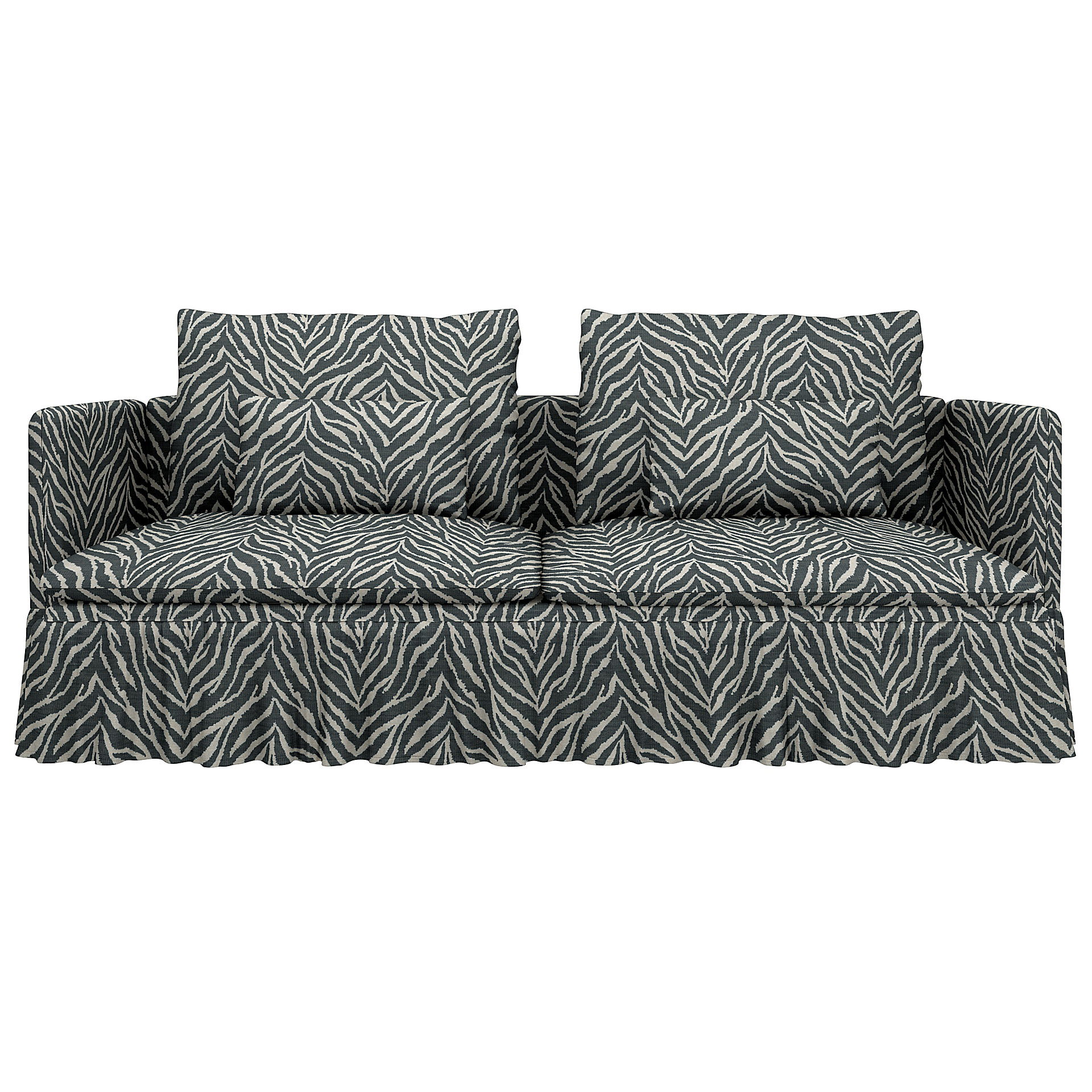 IKEA - Överdrag till Söderhamn 3-sitssoffa med armstöd, Black/White, BEMZ NATURE'S PALETTE COLLECTION - Bemz
