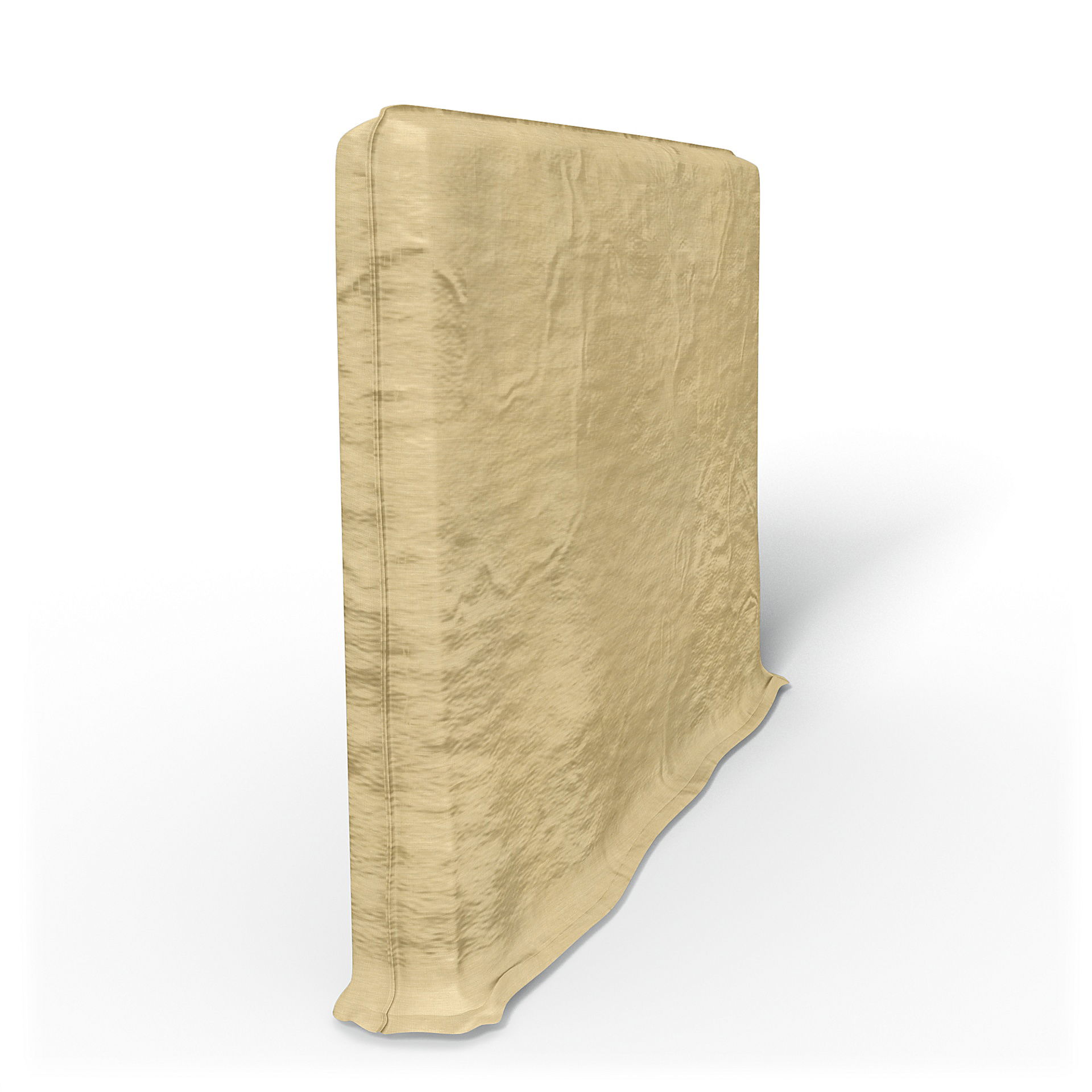 IKEA - Söderhamn Armrest Cover, Soft Yellow, Linen - Bemz
