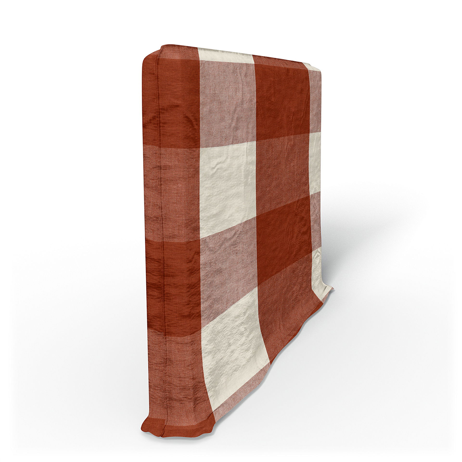 IKEA - Söderhamn Armrest Cover, Terracotta, Linen - Bemz