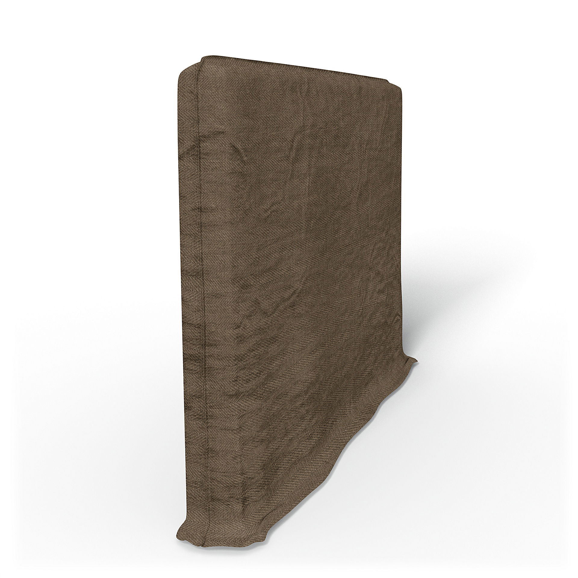 IKEA - Söderhamn Armrest Cover, Dark Taupe, Bouclé & Texture - Bemz