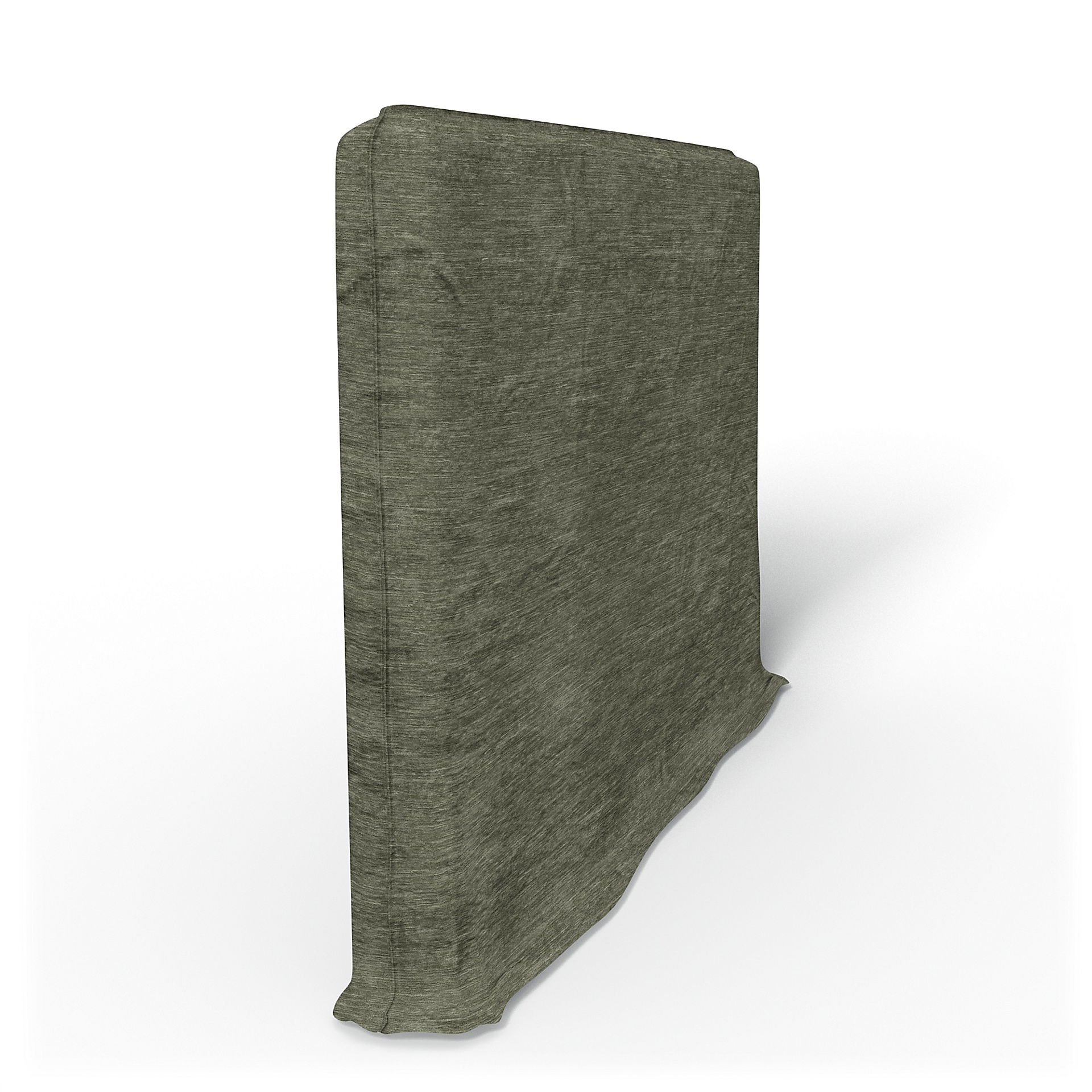 IKEA - Söderhamn Armrest Cover, Green Grey, Velvet - Bemz