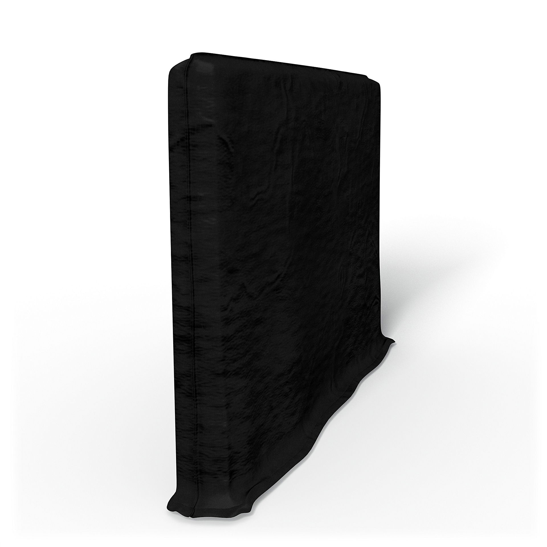IKEA - Söderhamn Armrest Cover, Black, Velvet - Bemz