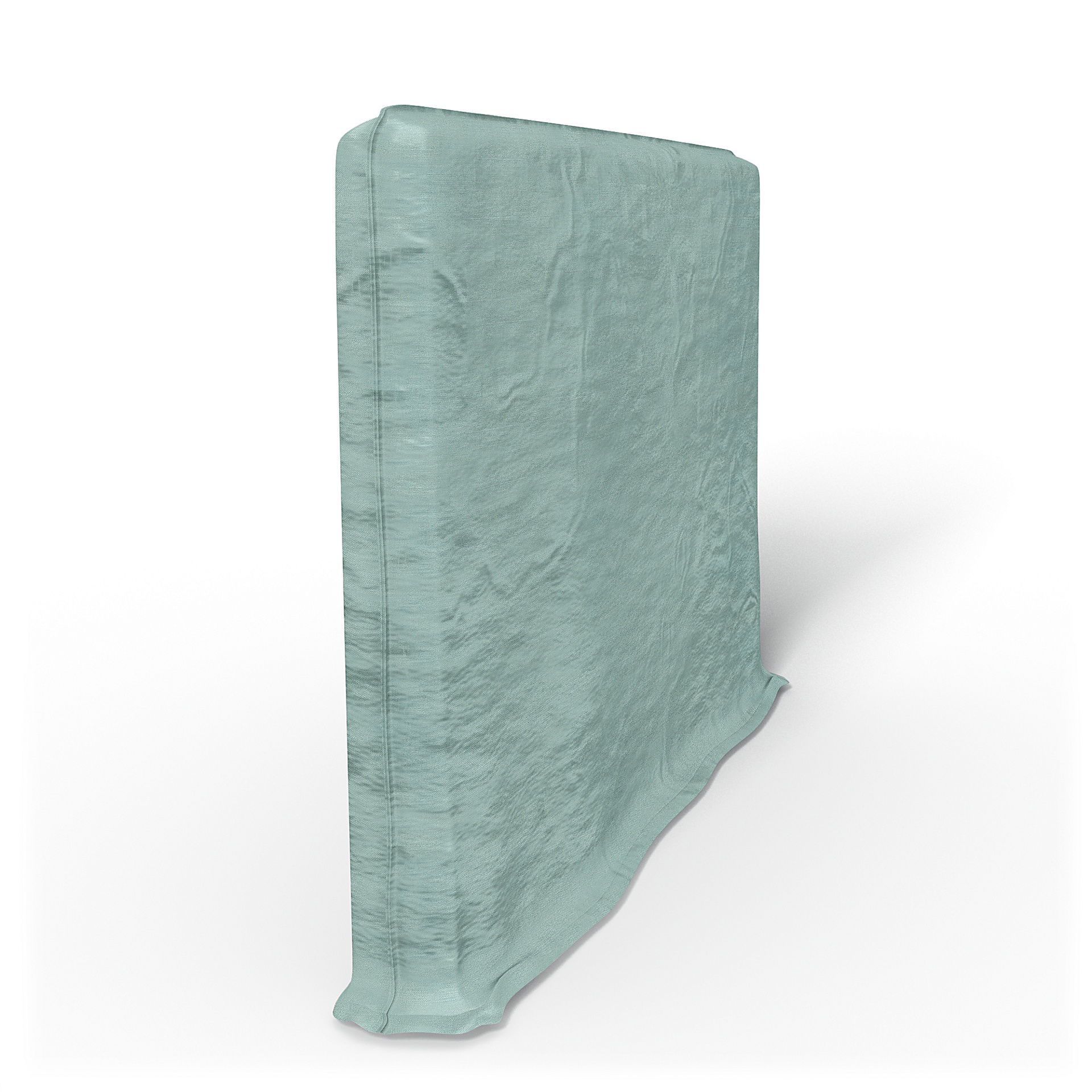 IKEA - Söderhamn Armrest Cover, Mineral Blue, Linen - Bemz