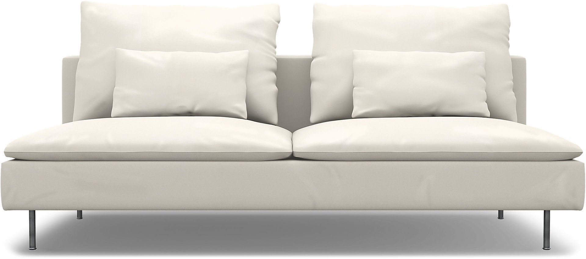 IKEA - Söderhamn Sofa Bed Section Cover, Rust, Bouclé & Texture - Bemz