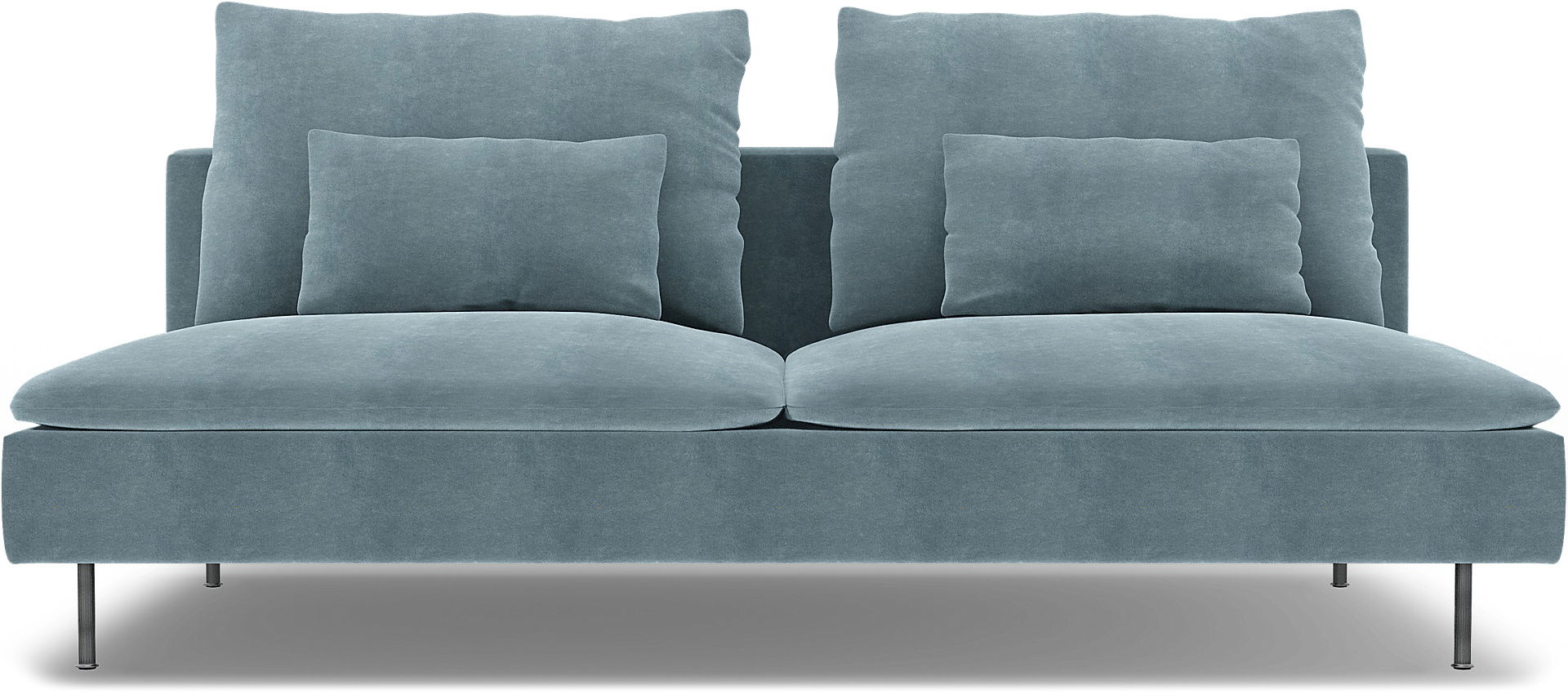 IKEA - Söderhamn 3 Seater Section Cover, Air Blue, BEMZ NATURE'S PALETTE COLLECTION - Bemz