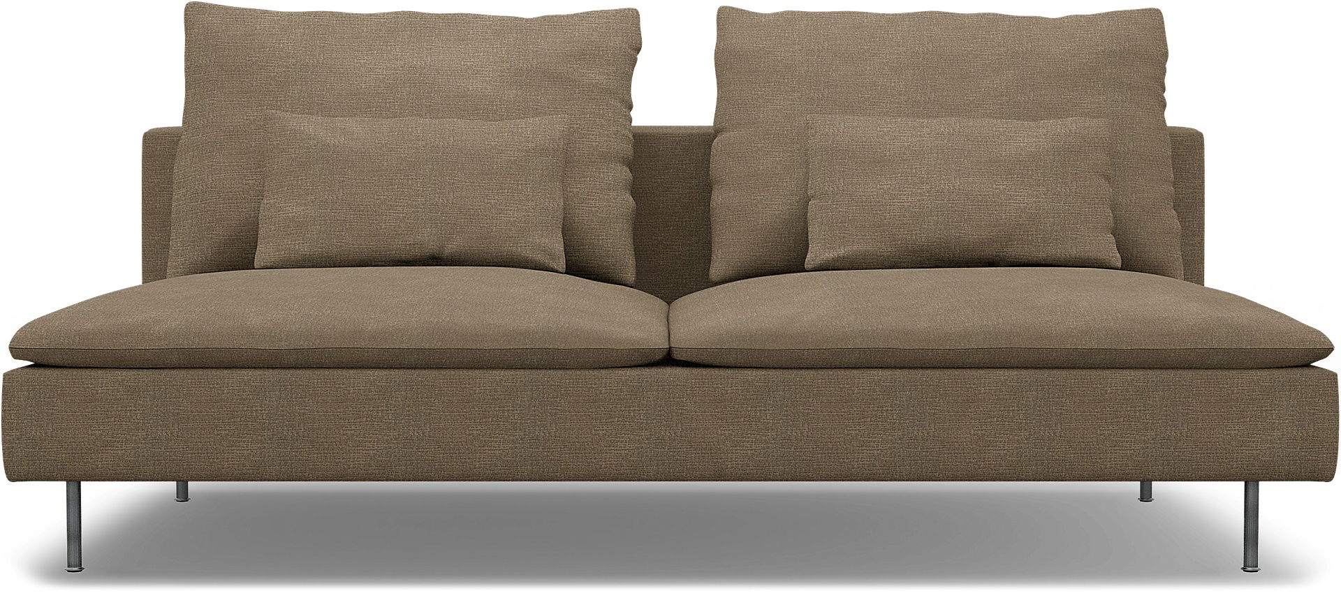 IKEA - Söderhamn 3 Seater Section Cover, Camel, Bouclé & Texture - Bemz