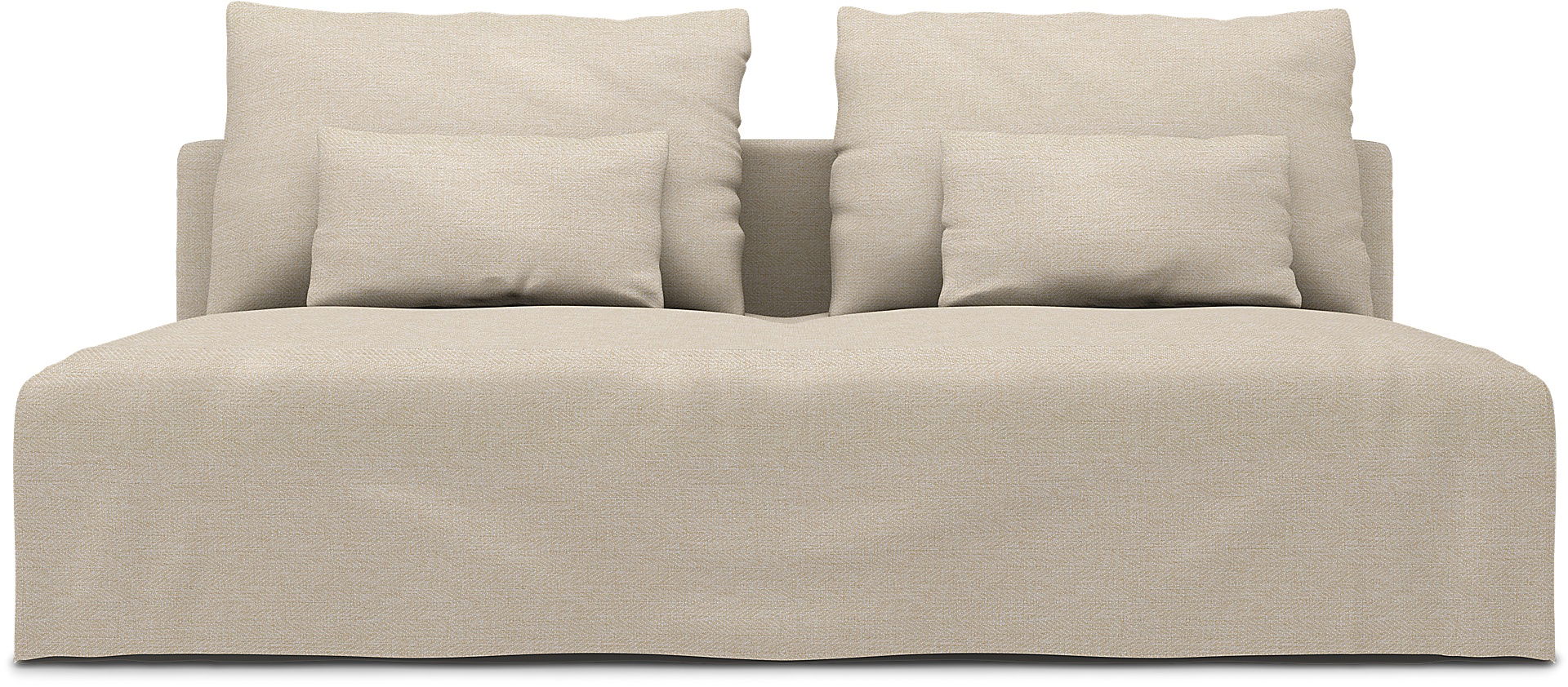 IKEA - Söderhamn 3 Seater Section Cover, Natural, Bouclé & Texture - Bemz