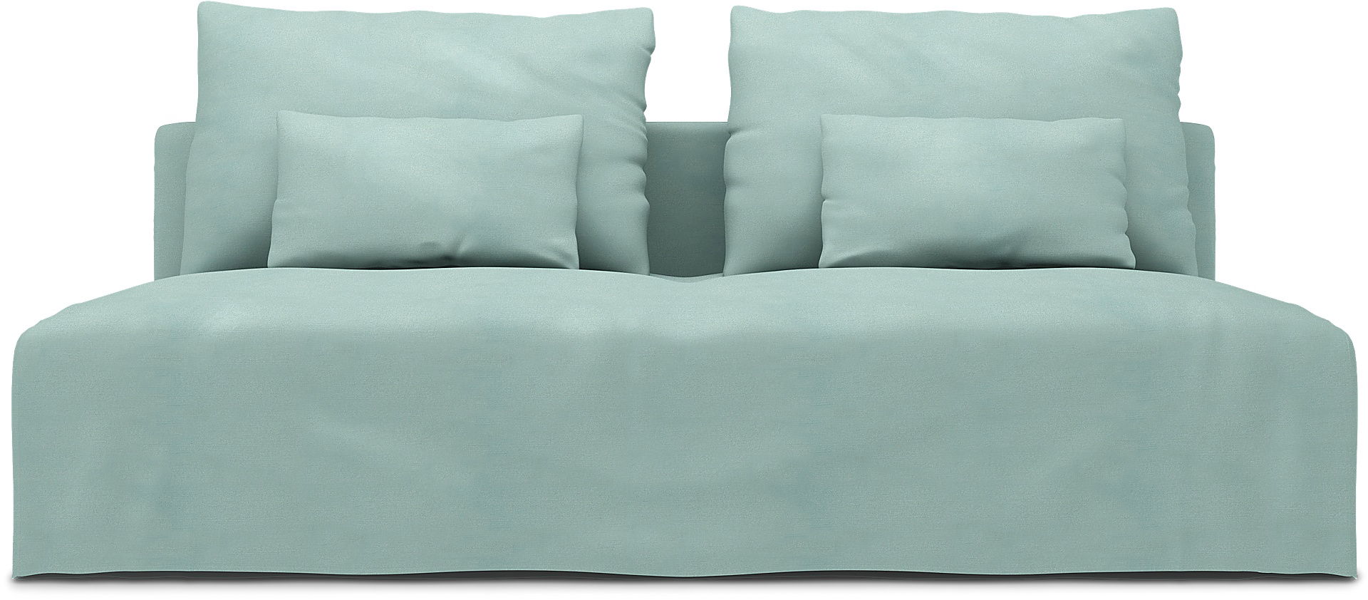 IKEA - Överdrag till Söderhamn 3-sitssektion, Mineral Blue, Linne - Bemz