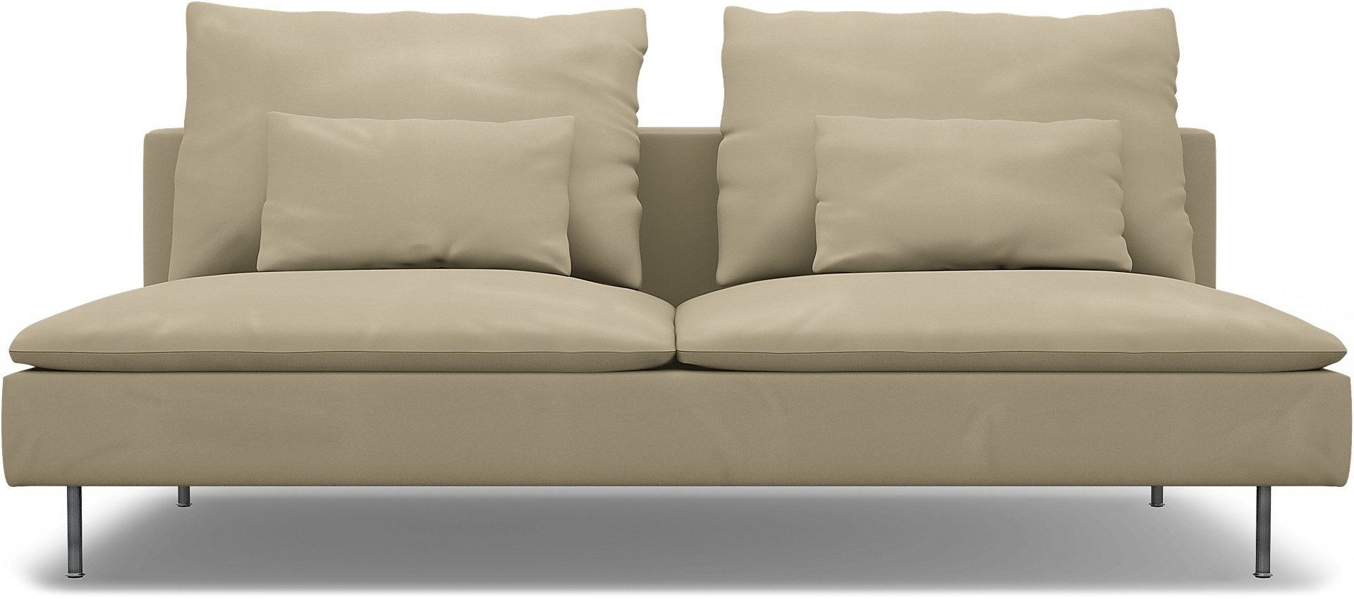 AGERÖD Funda para sofá de 2 plazas, gris - IKEA