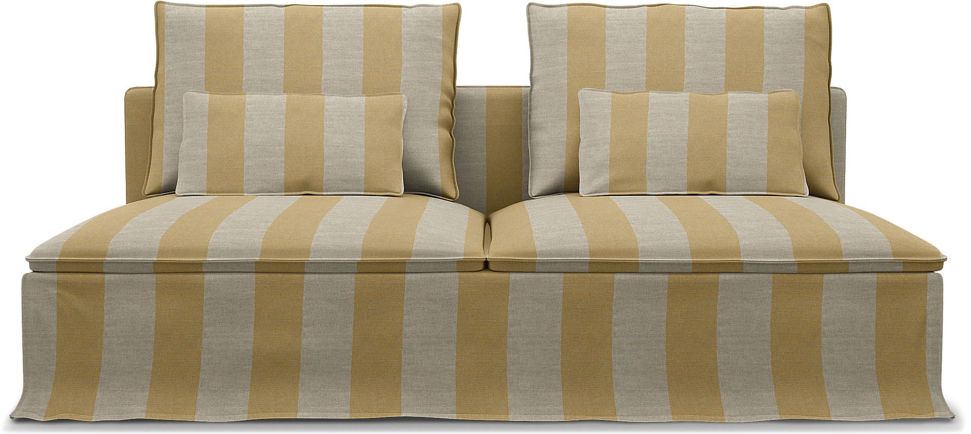 IKEA - Söderhamn 3 Seat Section Cover, Sun Yellow, Linen - Bemz