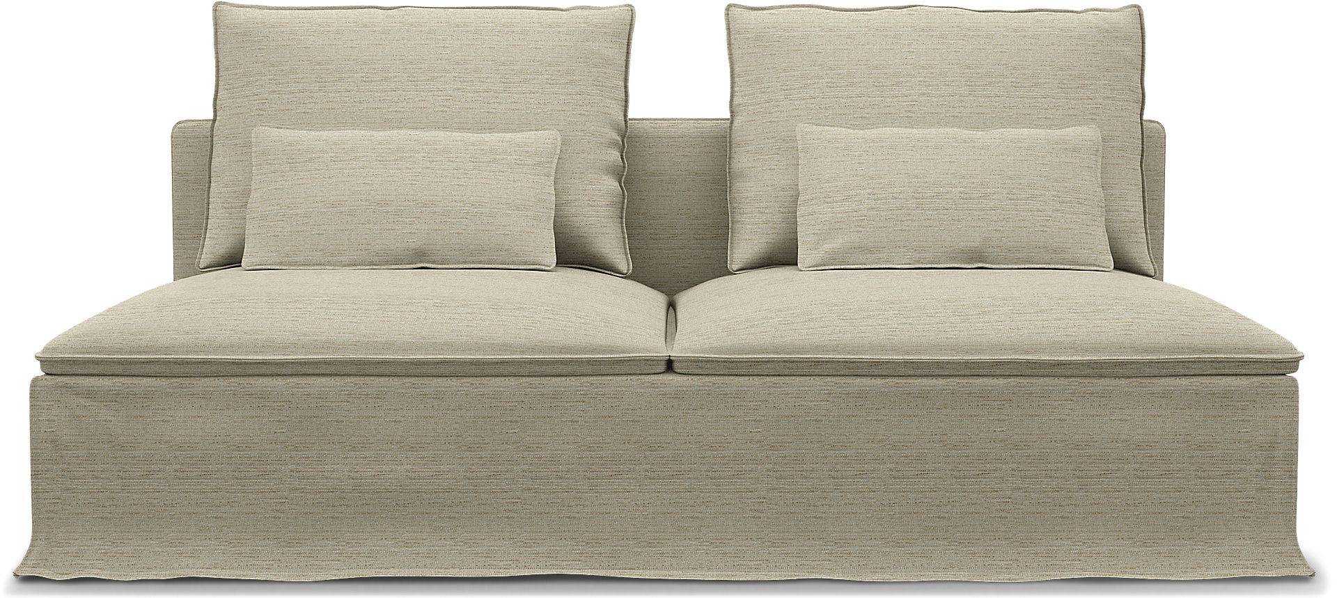 IKEA - Söderhamn 3 Seat Section Cover, Light Sand, Bouclé & Texture - Bemz