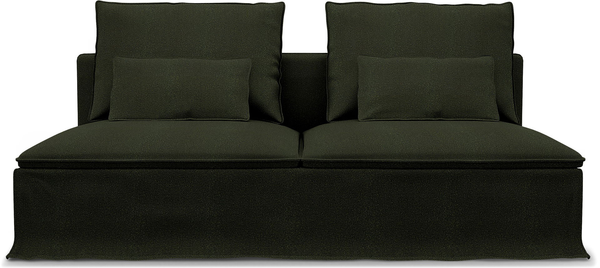 IKEA - Söderhamn 3 Seat Section Cover, Dark Moss Green, BEMZ NATURE'S PALETTE COLLECTION - Bemz