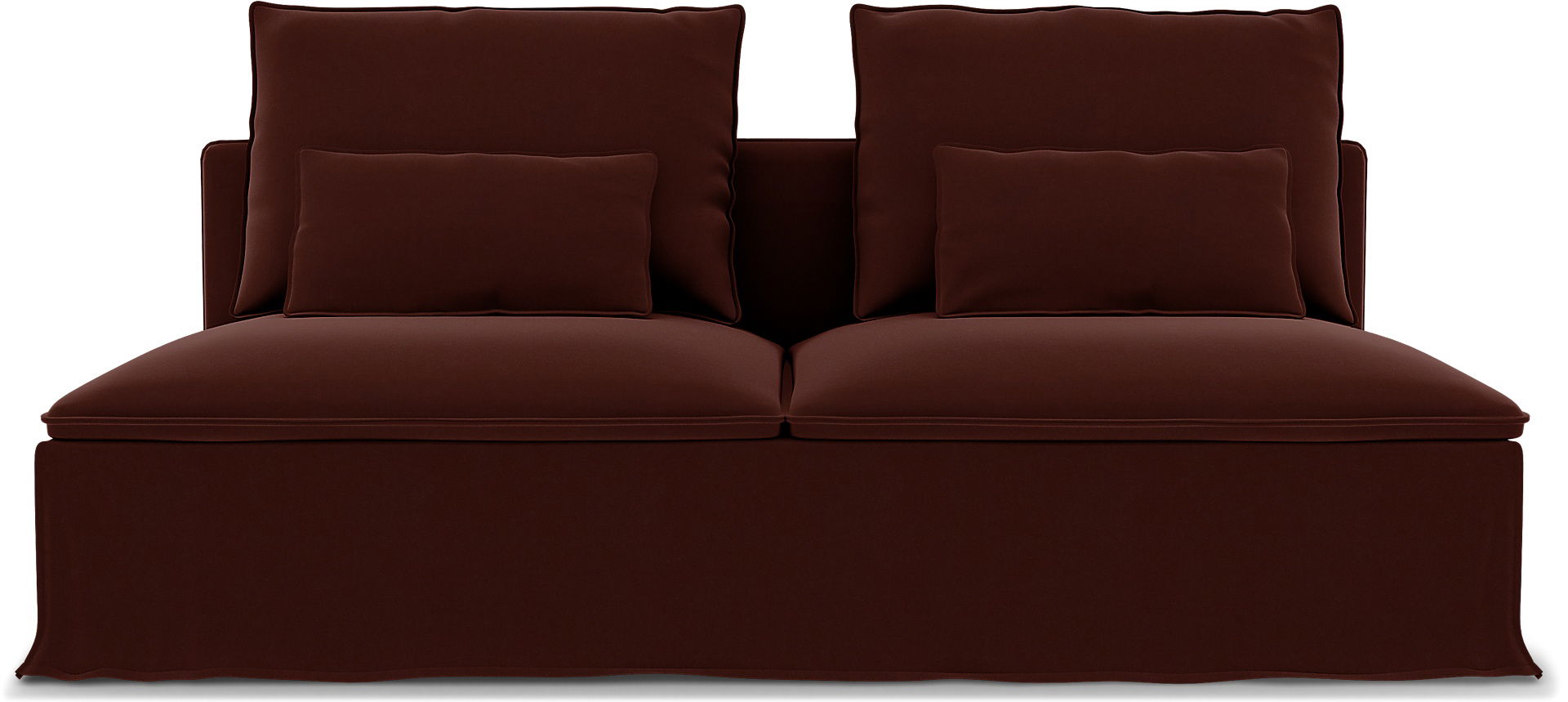 IKEA - Söderhamn 3 Seat Section Cover, Ground Coffee, Velvet - Bemz