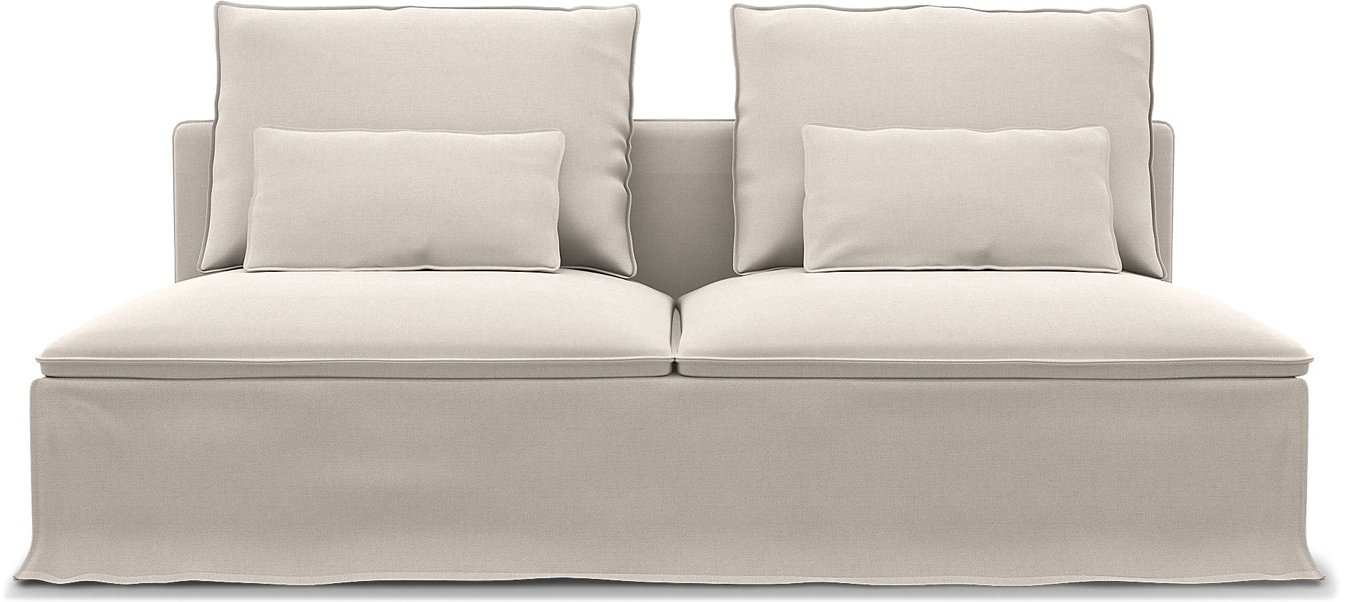 IKEA - Söderhamn 3 Seat Section Cover, Chalk, Linen - Bemz