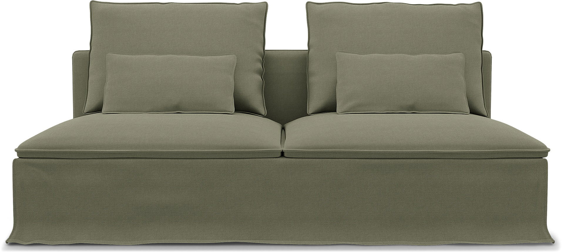 IKEA - Söderhamn 3 Seat Section Cover, Sage, Linen - Bemz