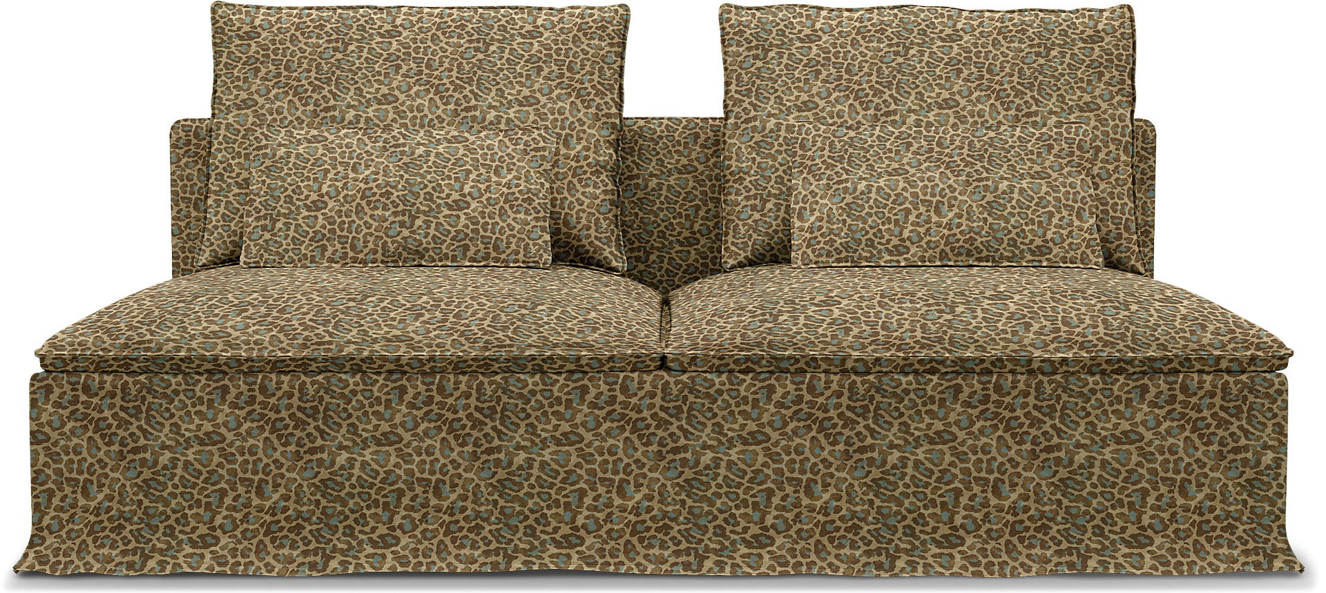 IKEA - Söderhamn 3 Seat Section Cover, Blue Leo, BEMZ NATURE'S PALETTE COLLECTION - Bemz