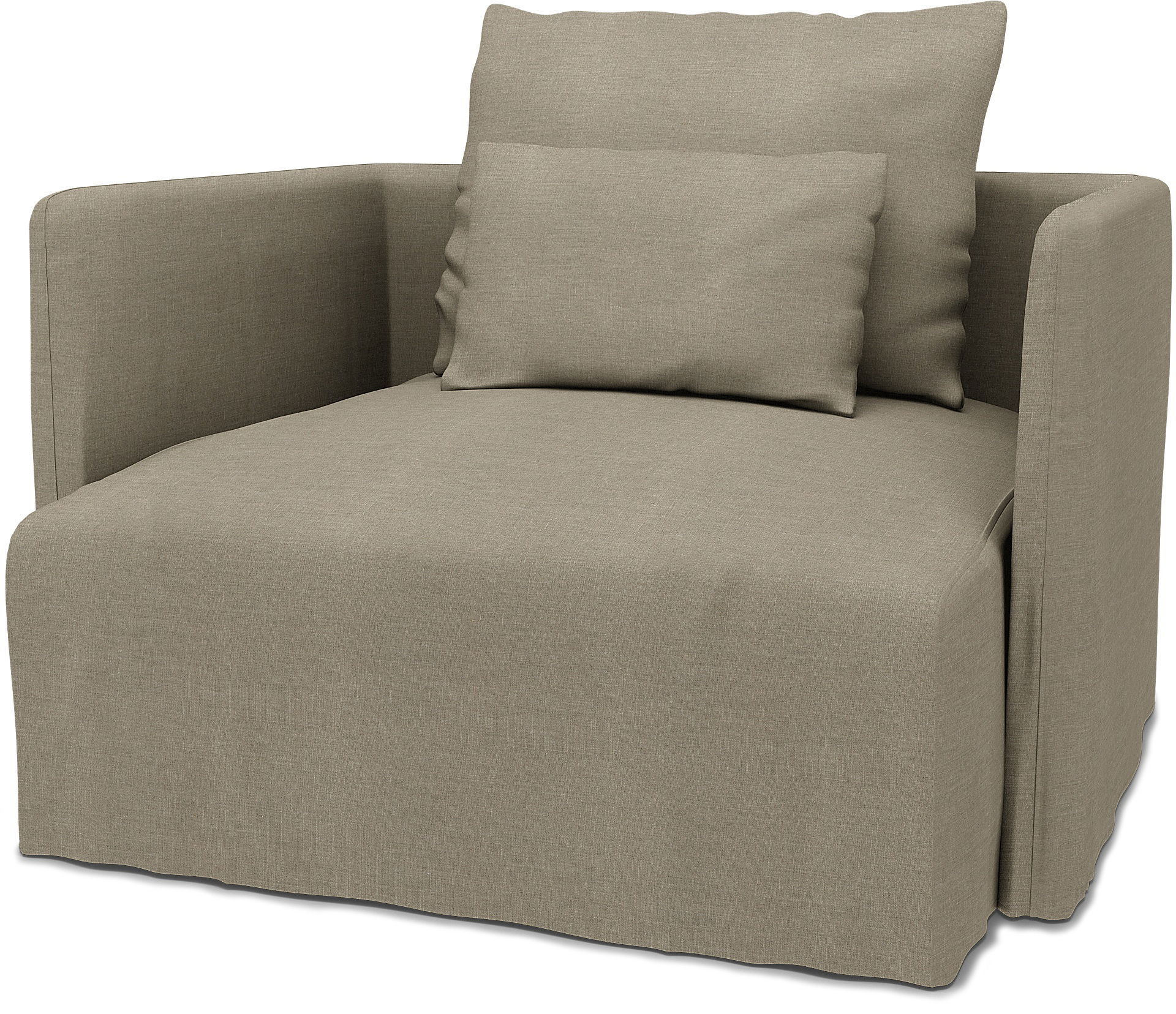 IKEA - Söderhamn Armchair Cover, Natural, Linen - Bemz