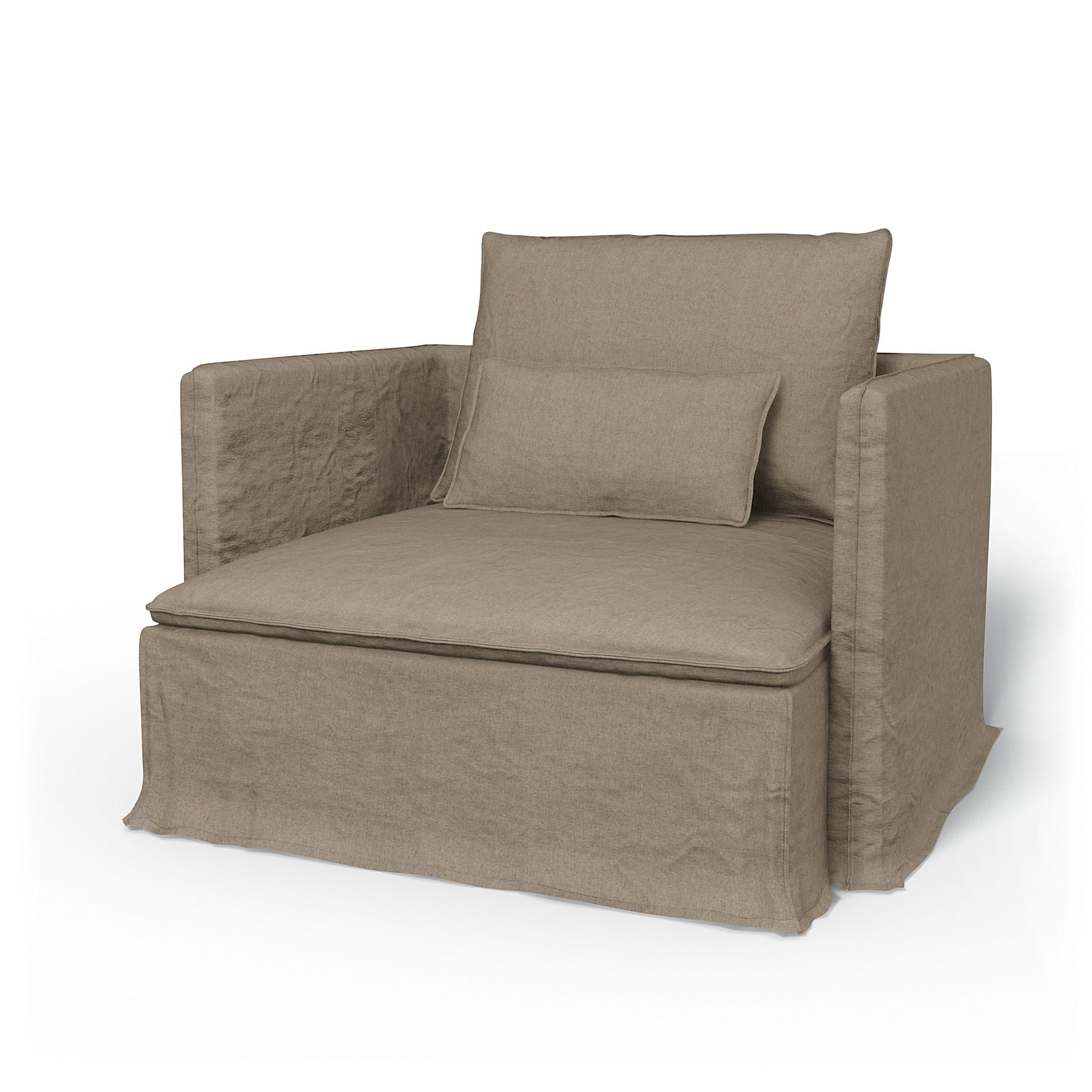 IKEA - Söderhamn Armchair Cover, Birch, Wool - Bemz
