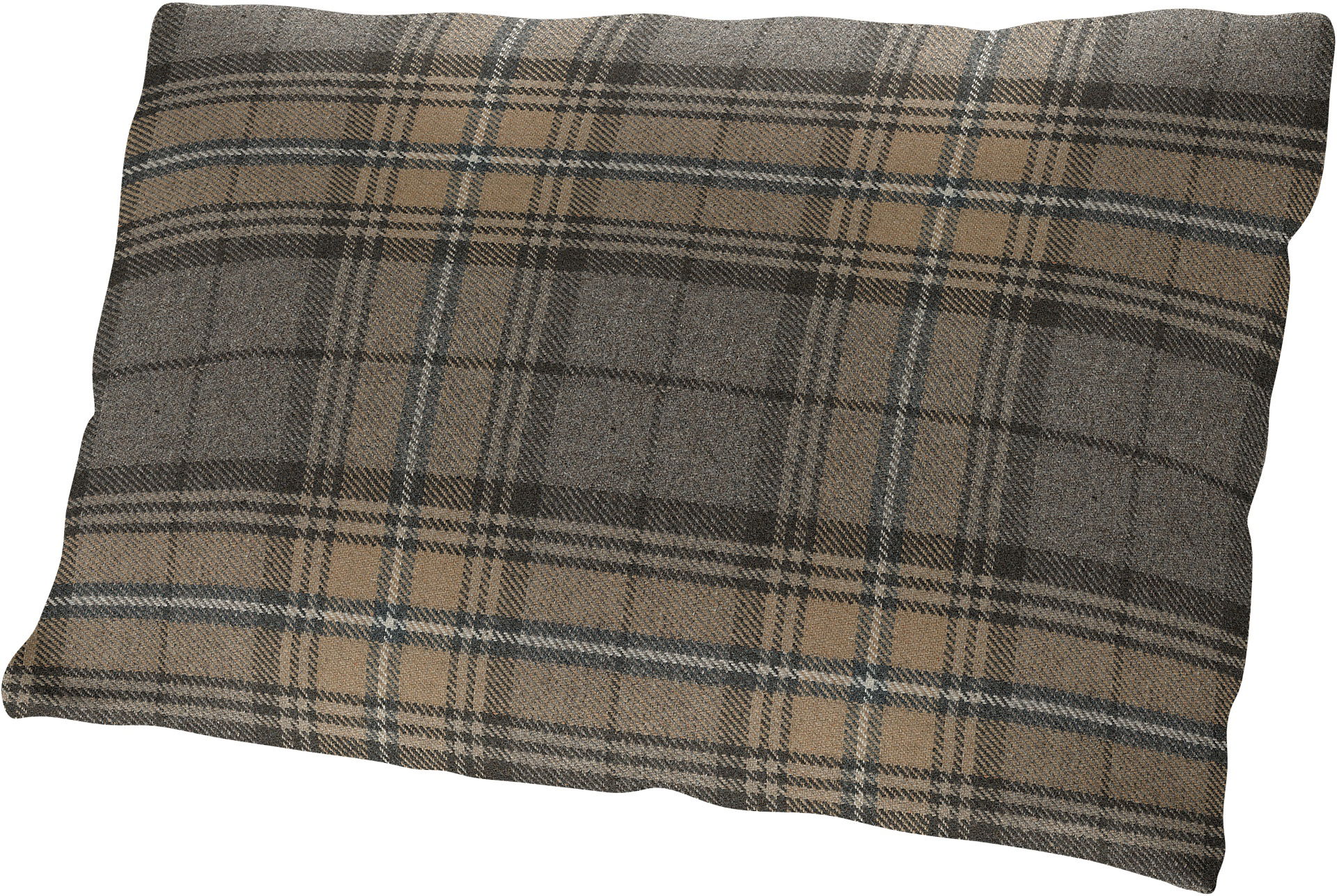 IKEA - Söderhamn Small Decorative Cushion Cover, Bark Brown, Wool - Bemz