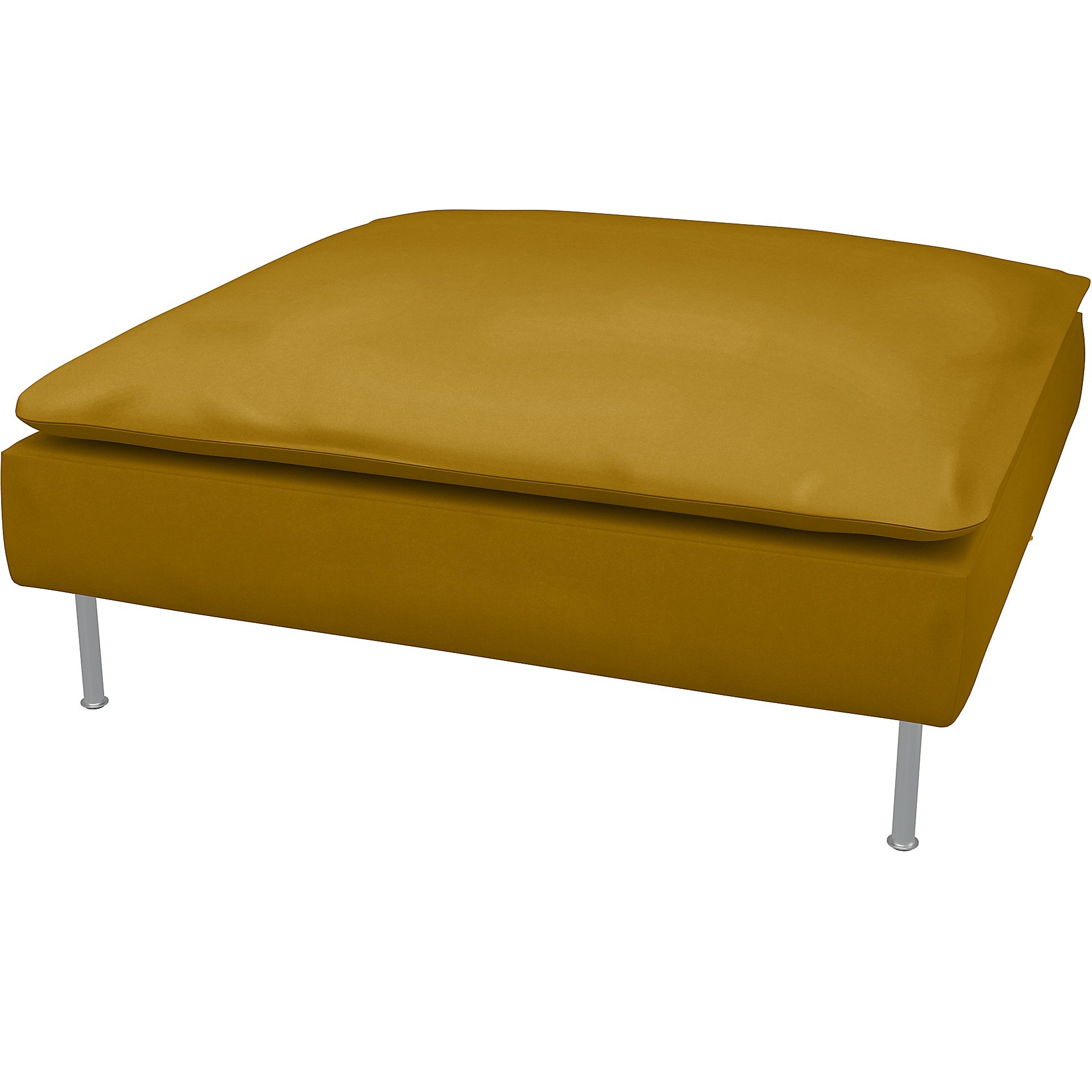 IKEA - Soderhamn Footstool Cover, Dijon, Velvet - Bemz