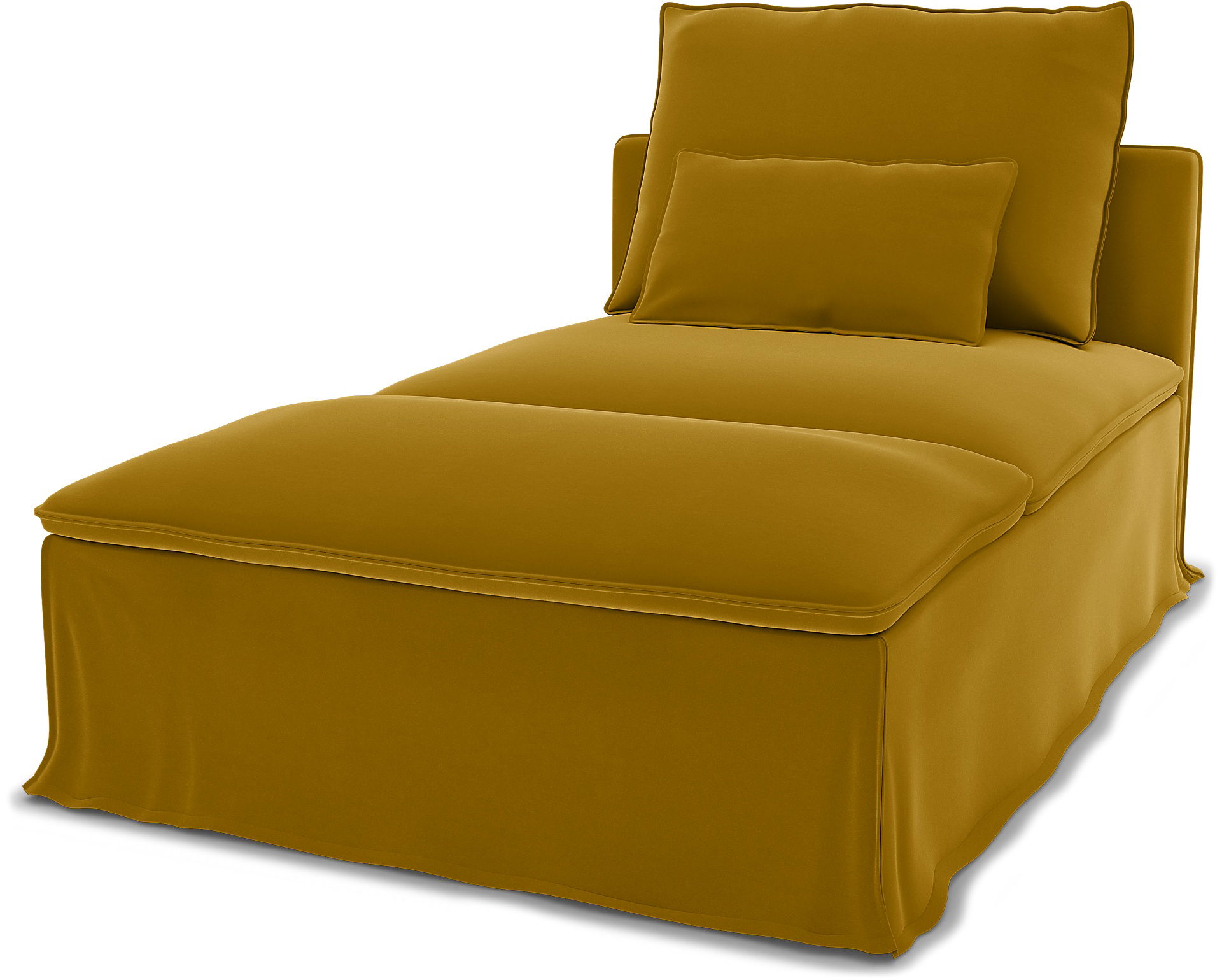 IKEA - Söderhamn Chaise Longue Cover, Dijon, Velvet - Bemz