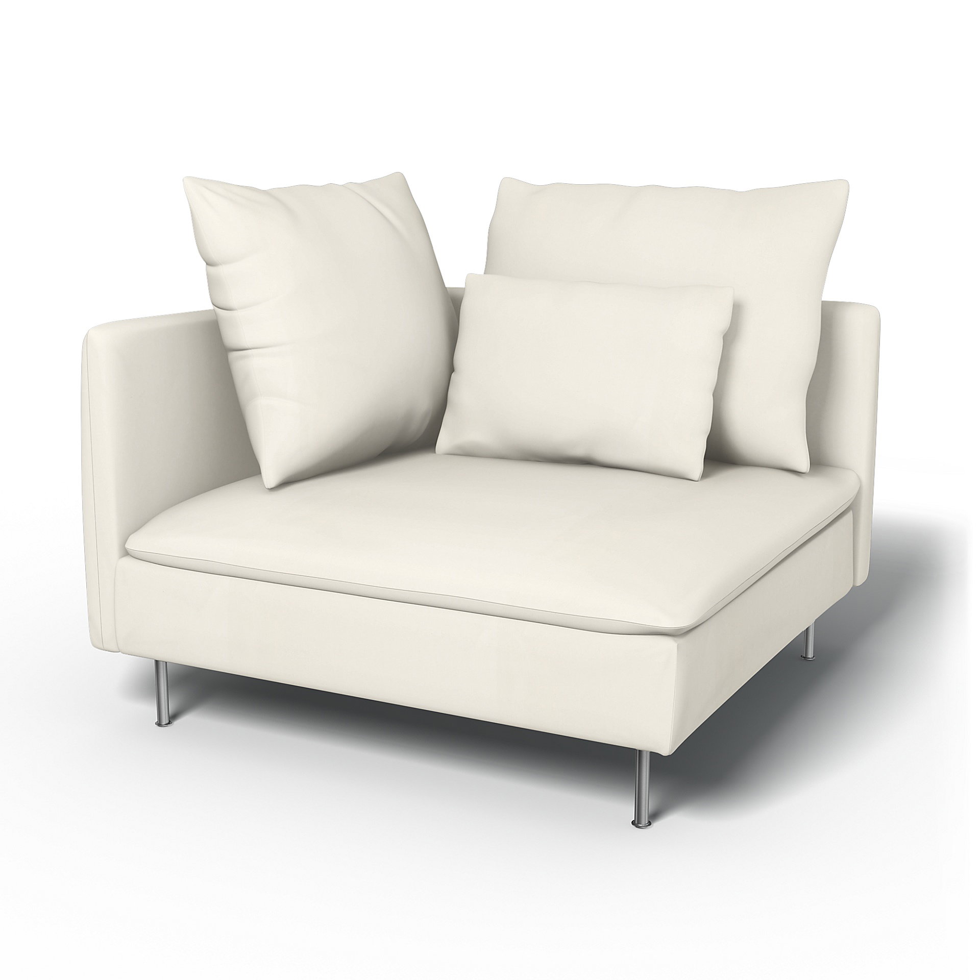 IKEA - Bezug für Eckelement Söderhamn, Rust, BOUCLÉ & TEXTURIERT - Bemz