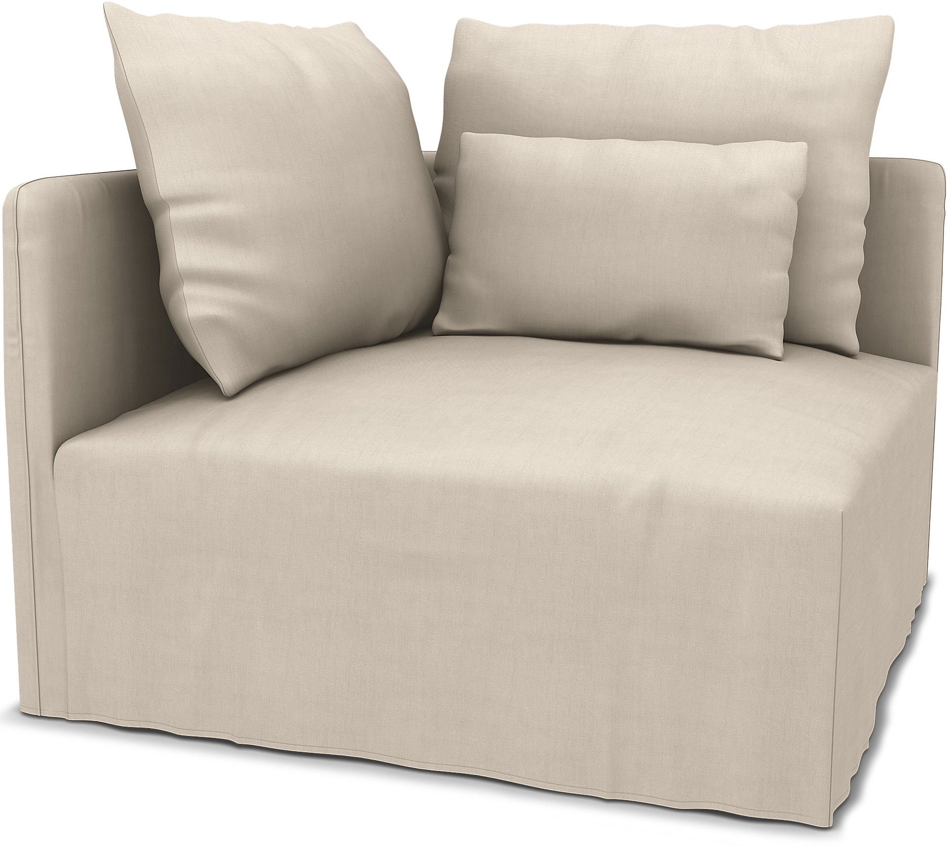 IKEA - SÖDERHAMN CORNER SECTION COVER (left), Parchment, Linen - Bemz