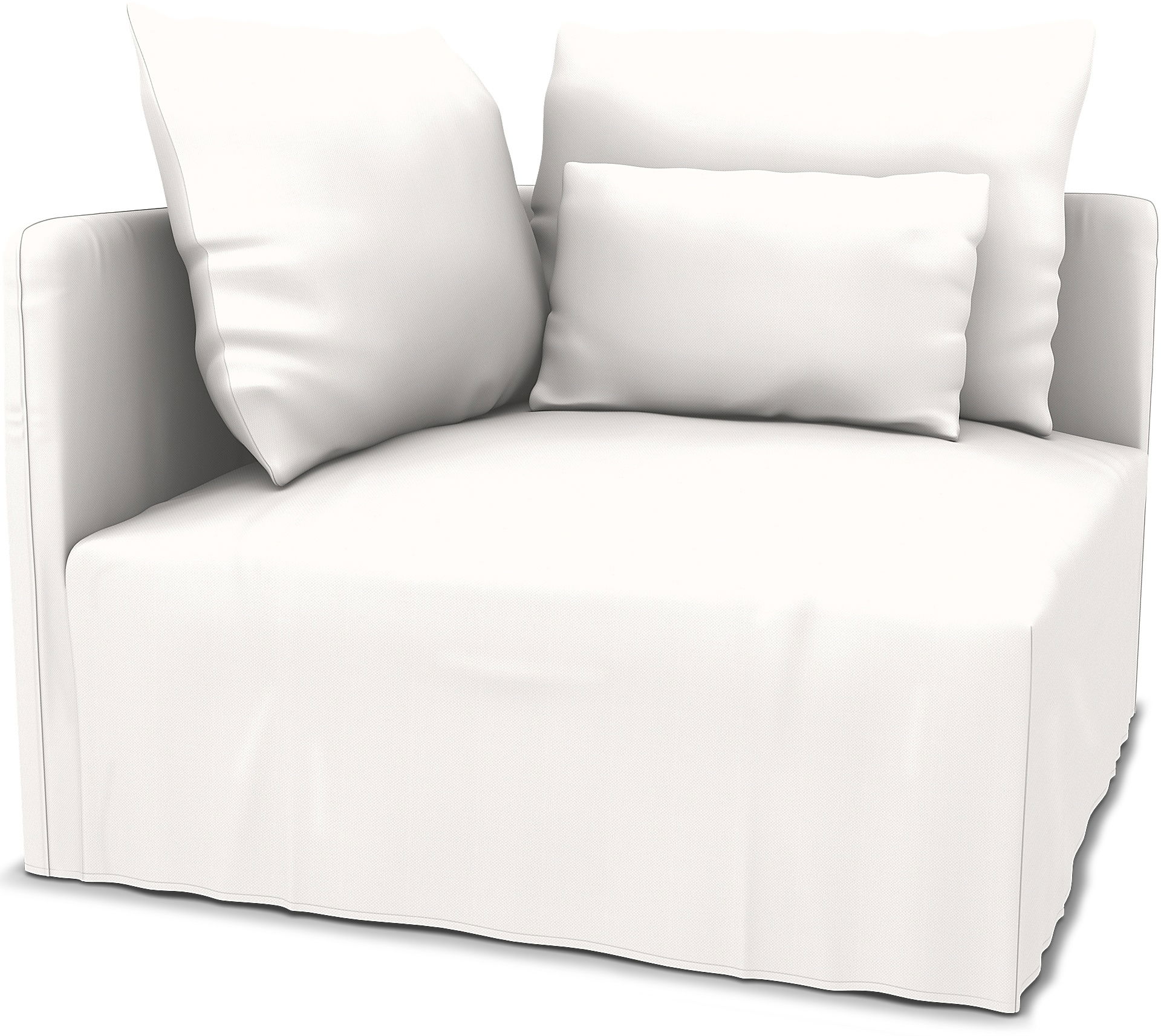 IKEA - ÖVERDRAG TILL SÖDERHAMN HÖRNSEKTION, Soft White, Linne - Bemz
