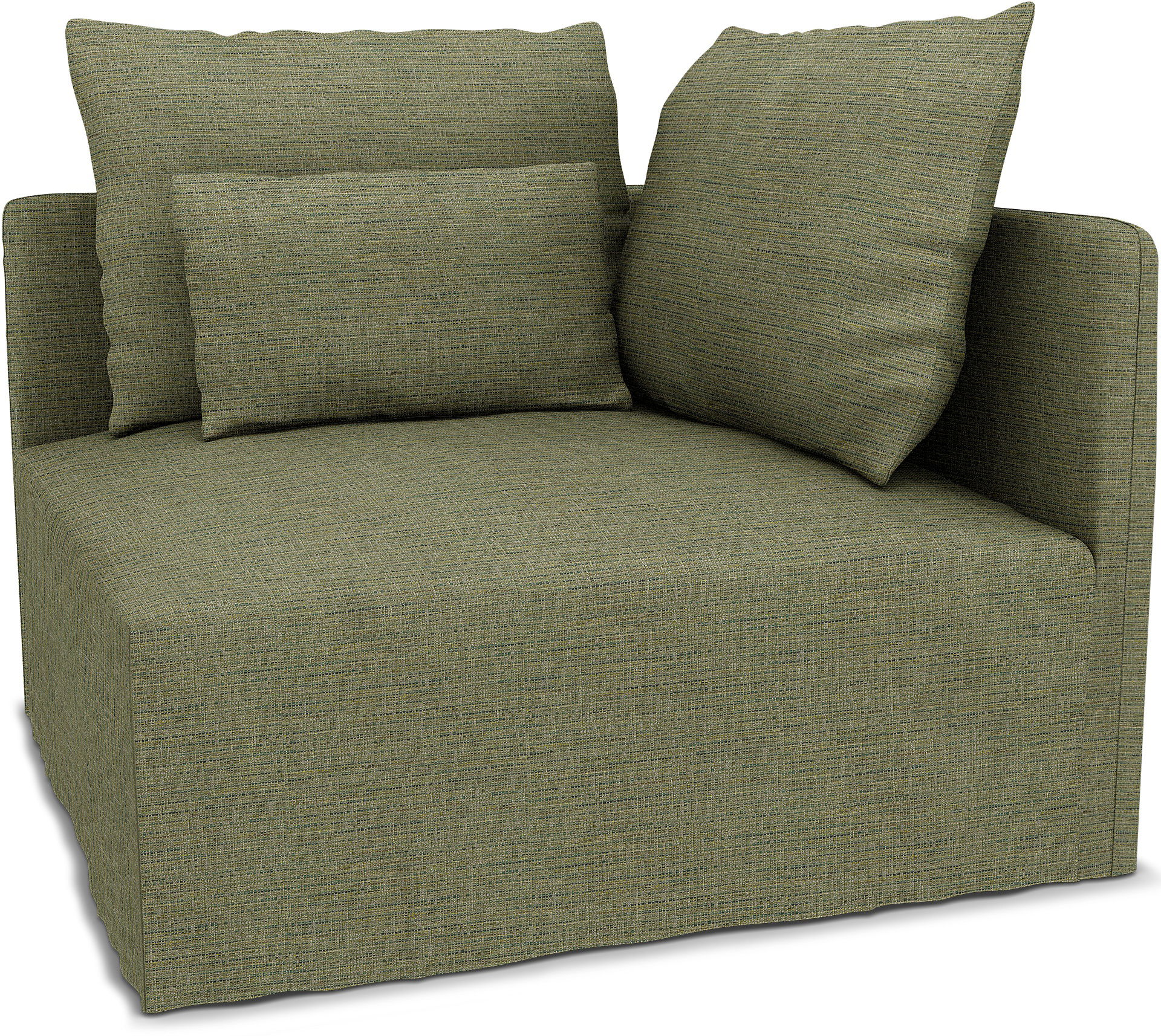 IKEA - ÖVERDRAG TILL SÖDERHAMN HÖRNSEKTION, Meadow Green, BOUCLÉ & TEXTUR - Bemz