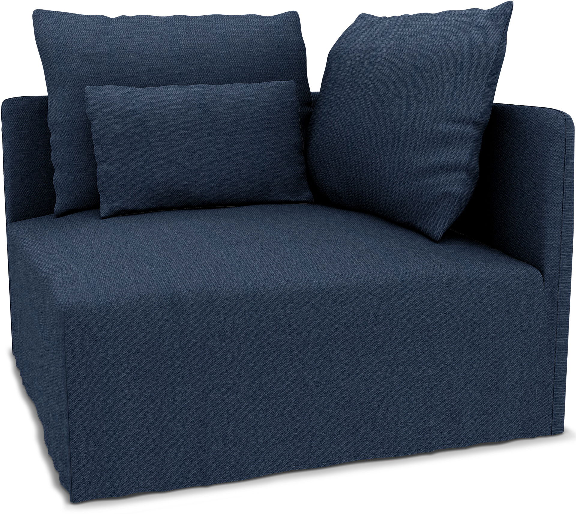 IKEA - ÖVERDRAG TILL SÖDERHAMN HÖRNSEKTION, Navy Blue, Linne - Bemz