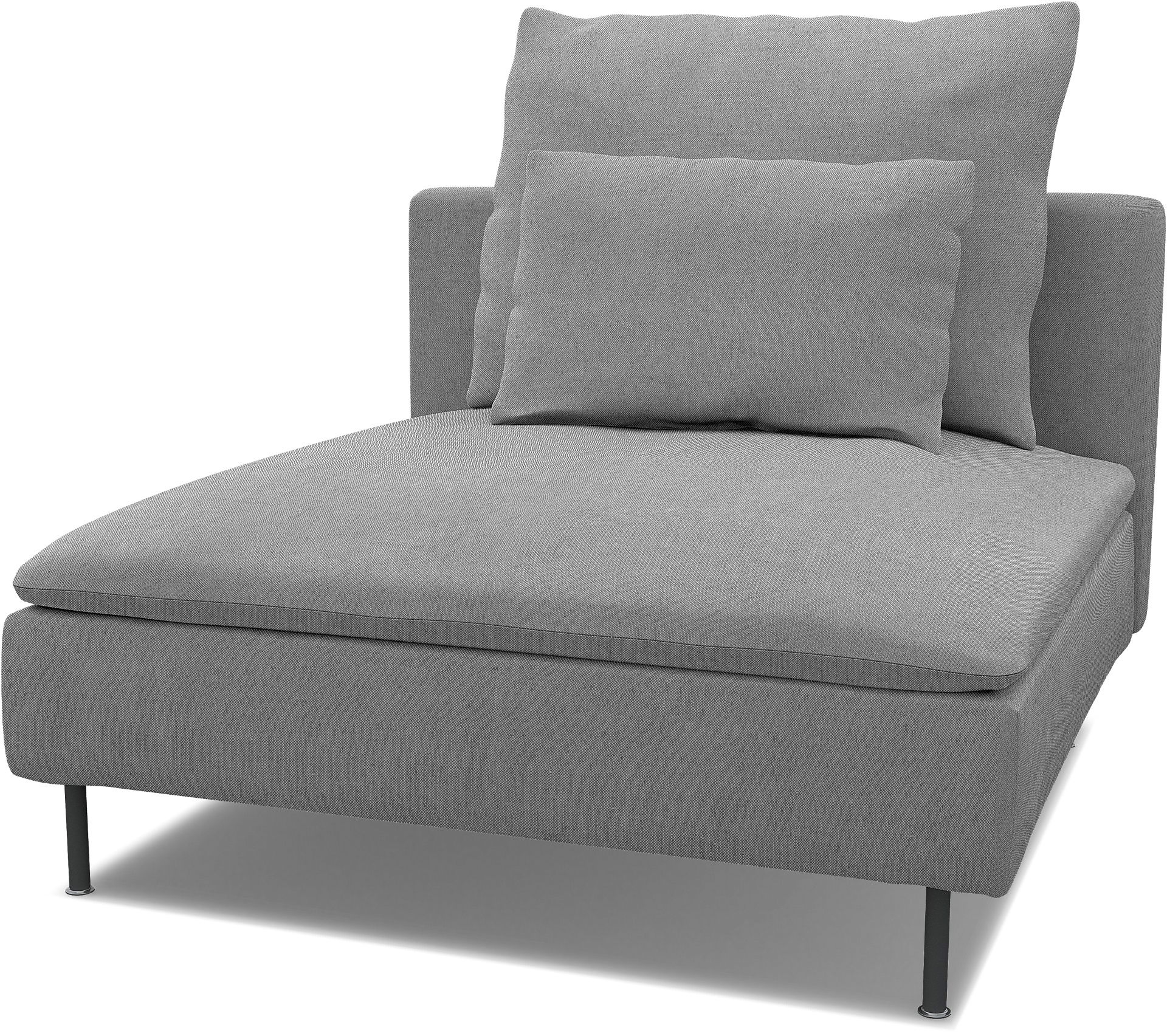 IKEA - Överdrag till Söderhamn 1-sitssektion, Graphite, Linne - Bemz