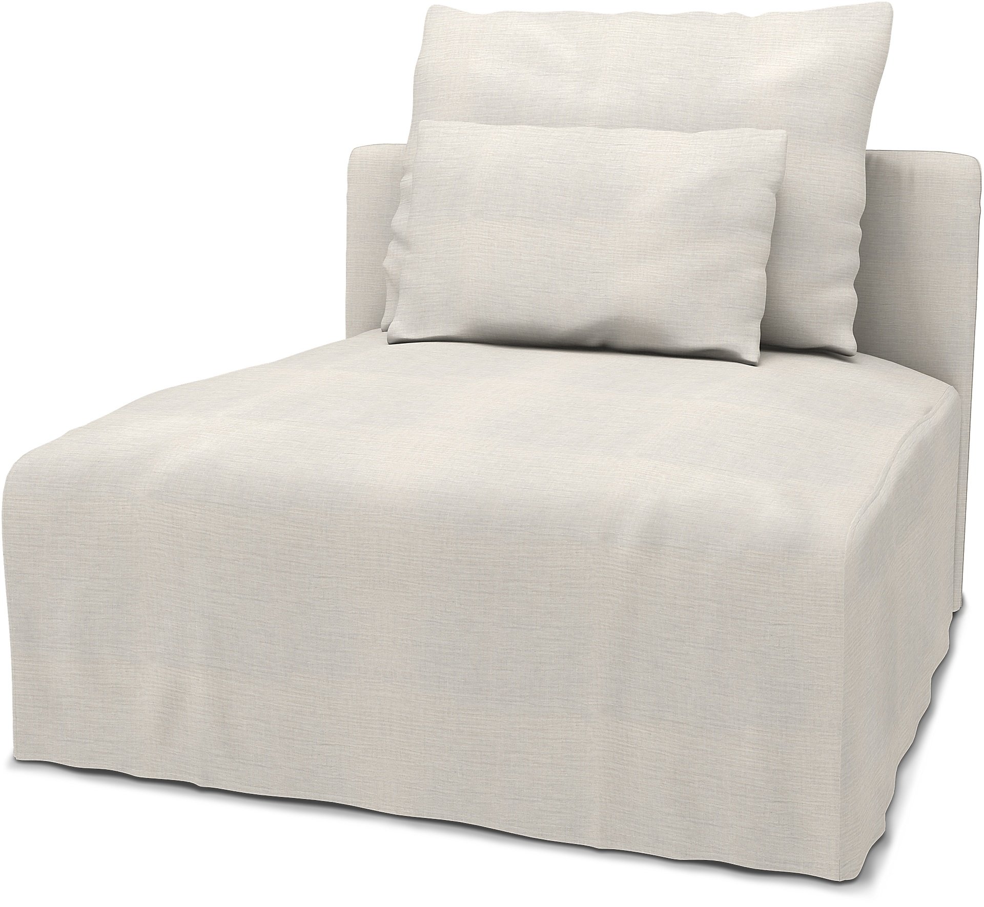 IKEA - Soderhamn 1 Seat Section Cover, Soft White, Linen - Bemz