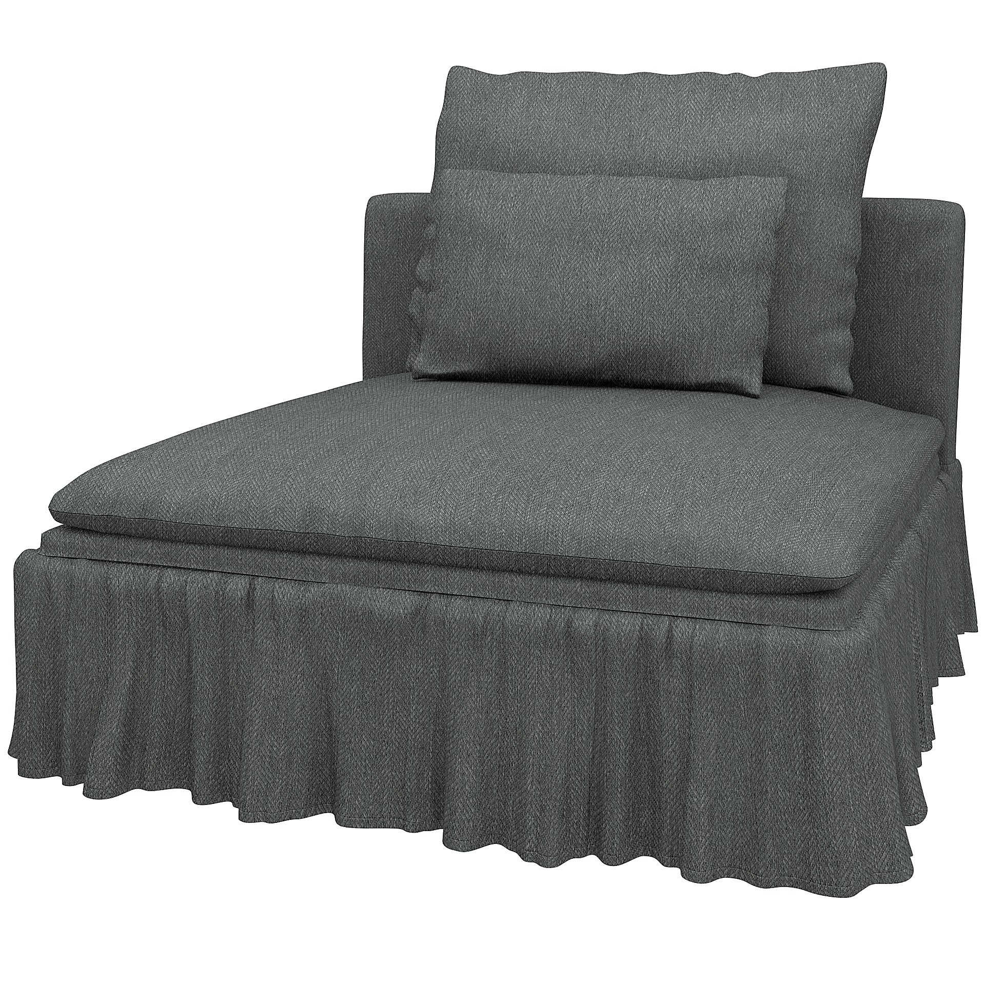 IKEA - Soderhamn 1 seat section cover Maximalist Fit, Laurel, Boucle & Texture - Bemz