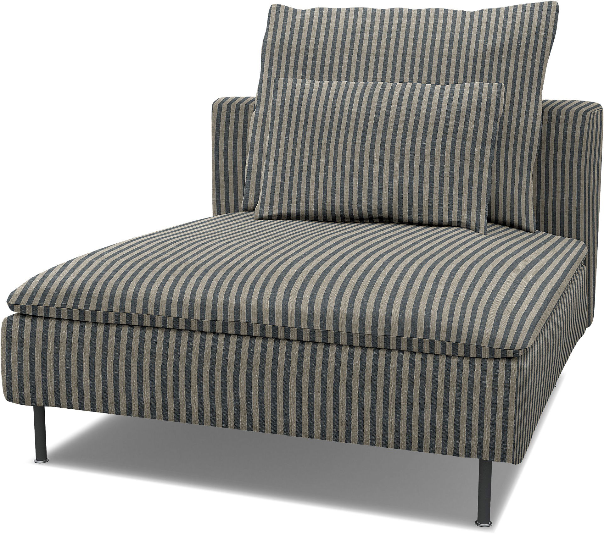Spare Parts for SÖDERHAMN 1 SEAT SECTION , Dark Blue / Natural, Linen - Bemz