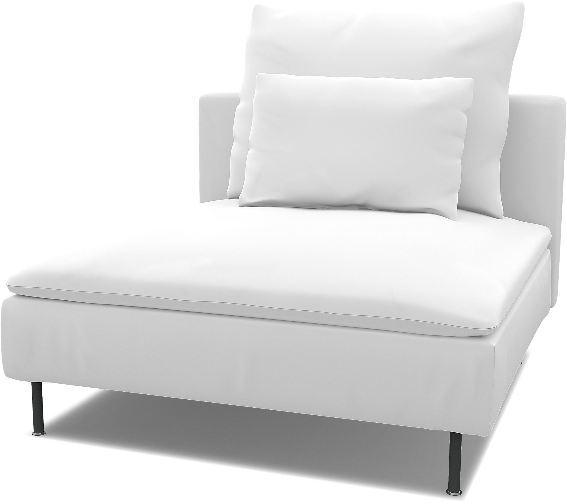Spare Parts for SODERHAMN 1 SEAT SECTION , Absolute White, Linen - Bemz