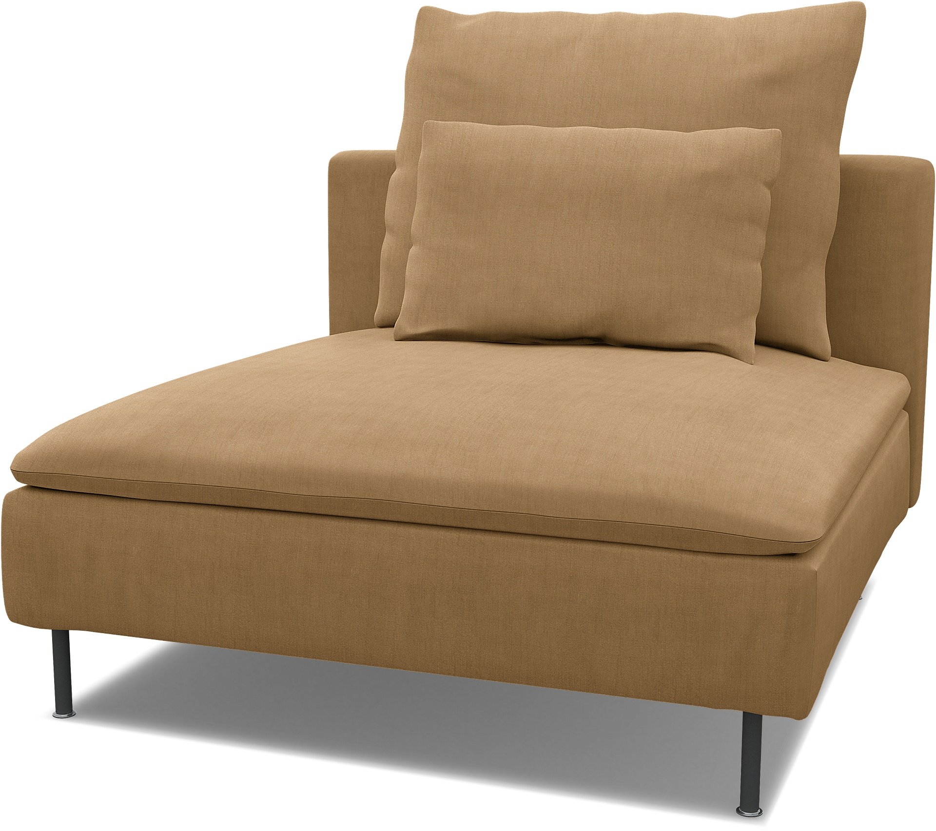 Spare seat cushion cover for SODERHAMN 1 SEAT SECTION , Hemp, Linen - Bemz