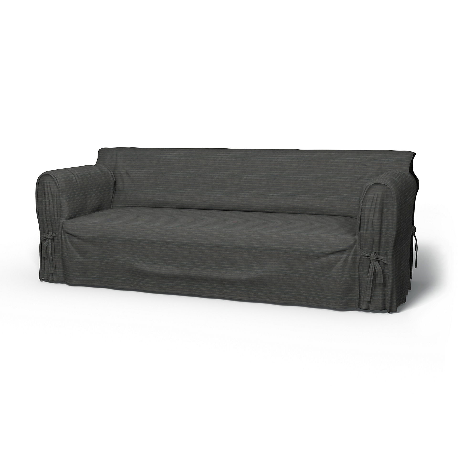 IKEA - Överdrag Multi Fit till 3-sitssoffa, Licorice, Manchester - Bemz