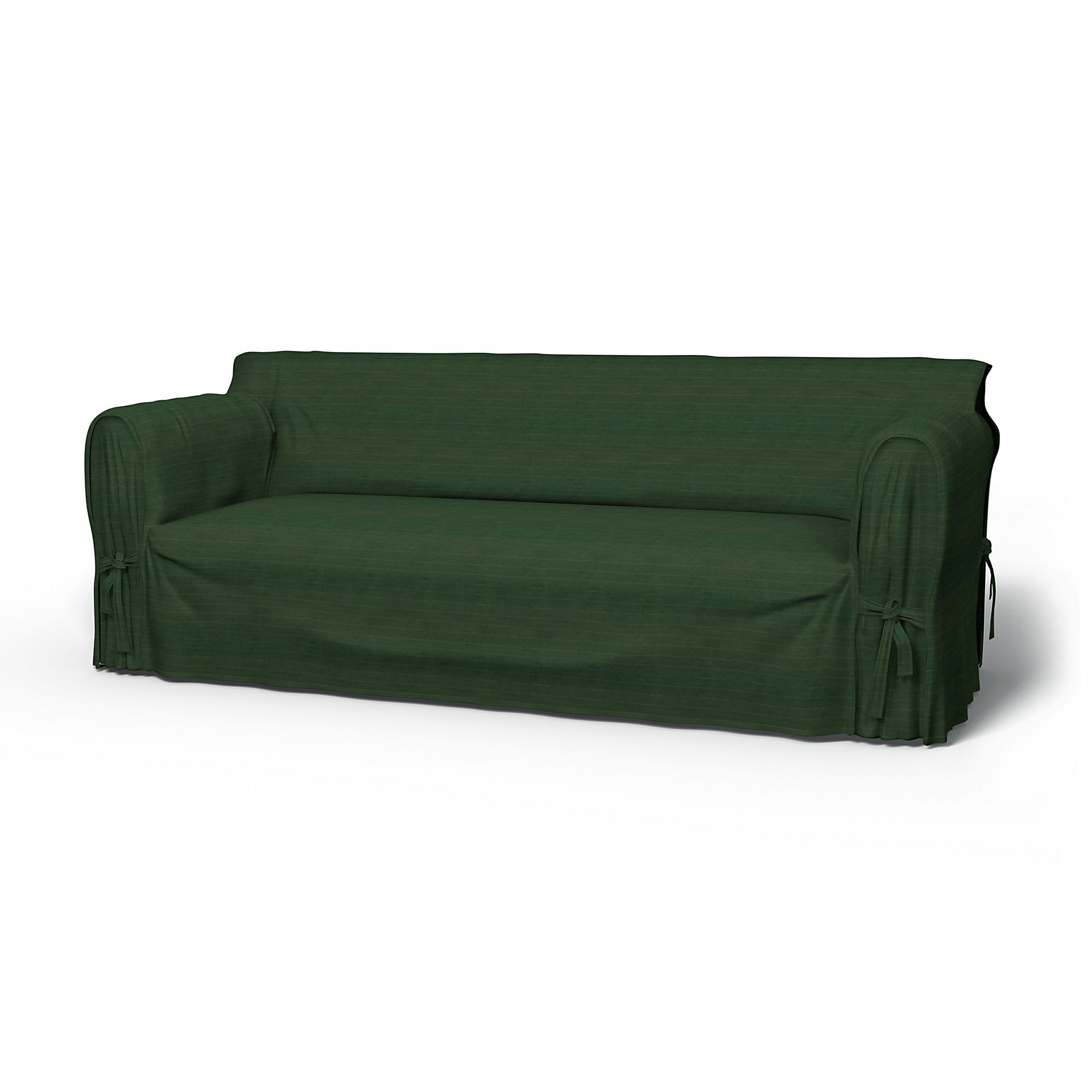 IKEA - Överdrag Multi Fit till 3-sitssoffa, Deep Green, BEMZ NATURES’ PALETTE COLLECTION - Bemz