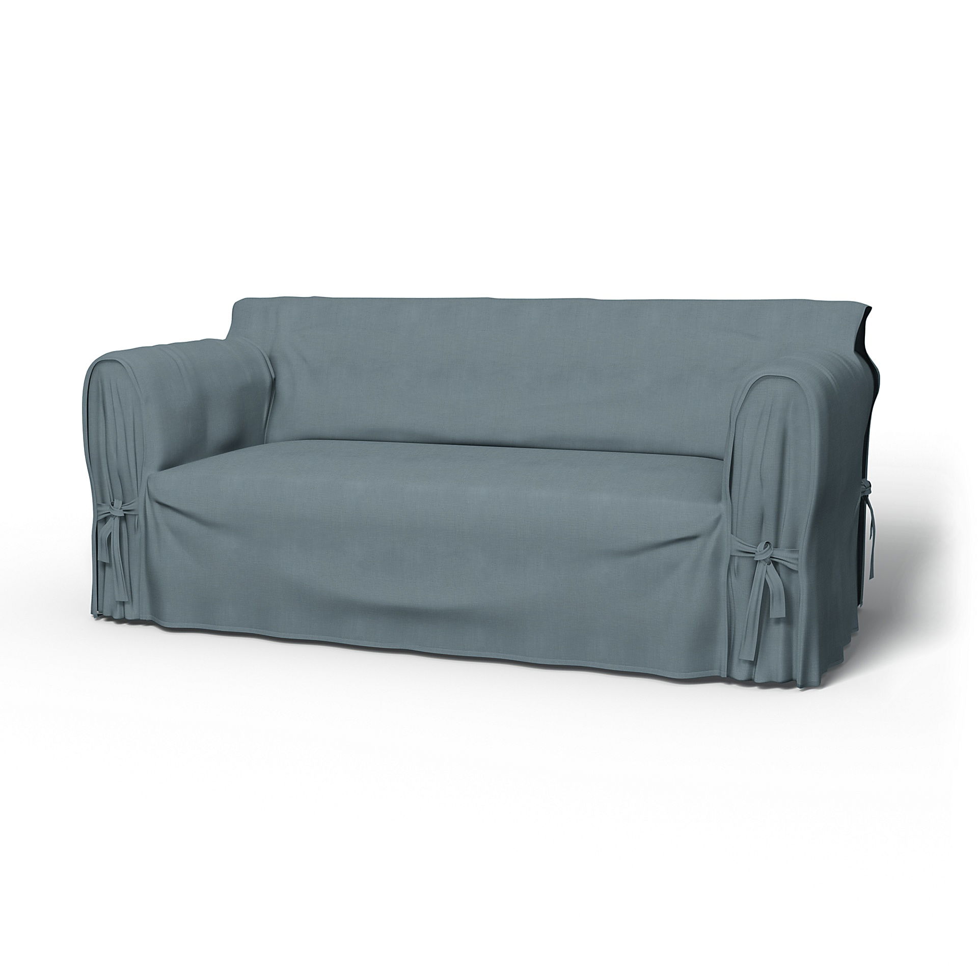 IKEA - Överdrag Multi Fit till 2,5-sitssoffa, Dusk, Linne - Bemz