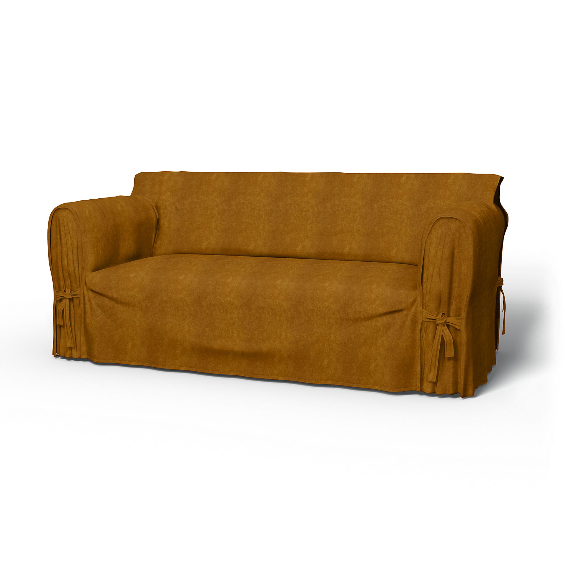 IKEA - Multi Fit 2.5 Seater Sofa Cover, Gold, BEMZ NATURE'S PALETTE COLLECTION - Bemz